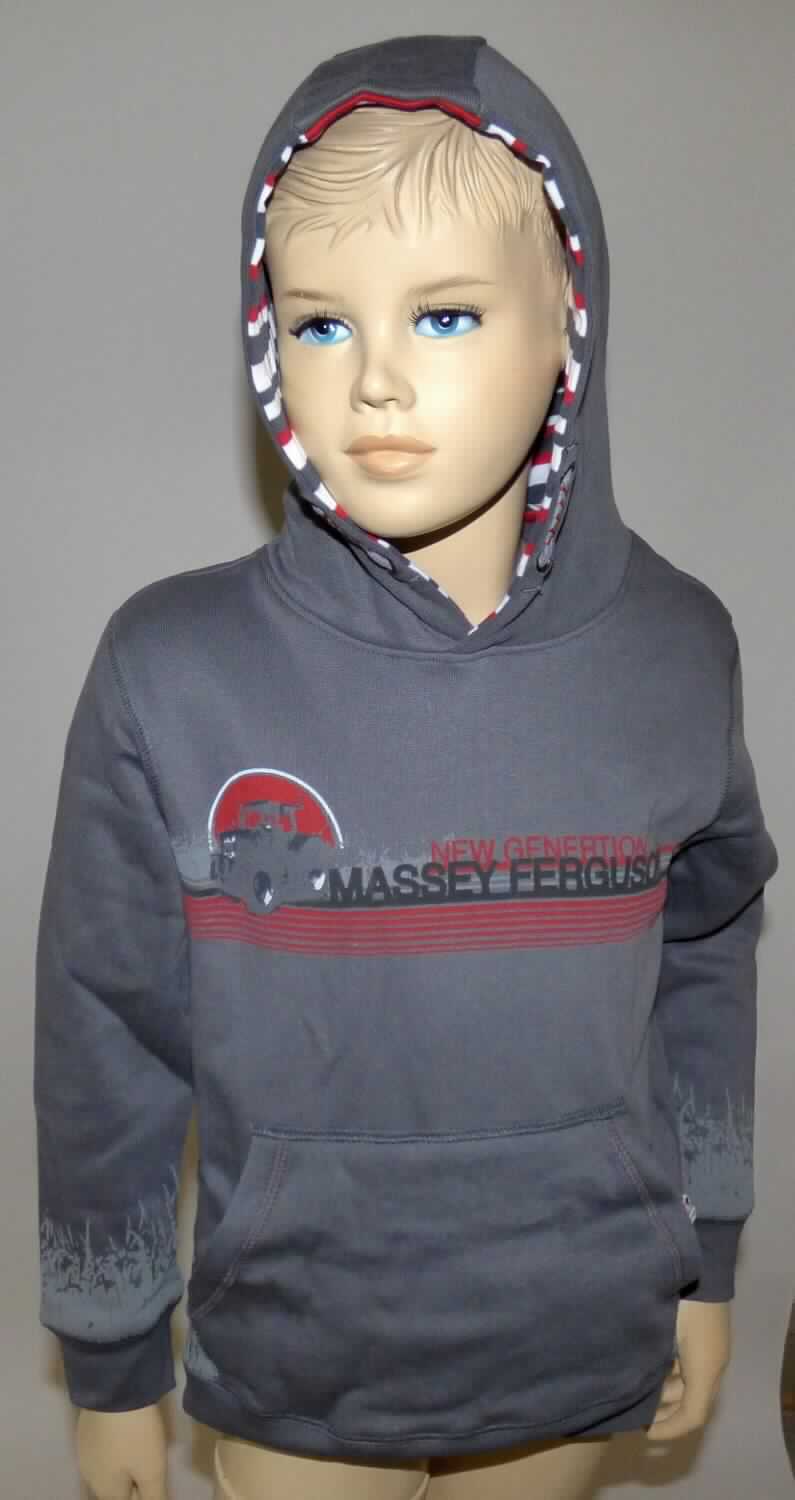 Blousonähnliches Kleidungsstück, sog. Kinder-Sweater mit Kapuze, Art. T21610111, Foto siehe Anlage,
- die Ware wird durch ein Muster in Größe 122/128 veranschaulicht,
- in einem Polybeutel verpackt,
- aus ca. 1,7 mm dicken, einseitig (Innenseite) gerauten, einfarbigen Gewirken aus laut Antrag 100 % Baumwolle,
- über den Schritt reichend (Rückenlänge: ca. 54 cm),
- mit einer gefütterten Kapuze, deren Ränder vorn von links über rechts überlappen,
- ohne Öffnung und ohne Verschluss,
- mit verschiedenen Aufdrucken versehen,
- mit langen Ärmeln, die über den unteren Rand des Kleidungsstücks hinausreichen; an den Ärmelenden mit 
  gerippt gewirkten Bündchen verengt,
- mit einer großen aufgesetzten Tasche (sog. Kängurutasche),
- am unteren Rand mit einem angesetzten, gerippt gewirkten, verengenden Bund,
- für Kleinkinder mit einer Körpergröße von bis zu 86 cm bestimmt.

"Kleidung, aus Gewirken, für Kleinkinder, aus Baumwolle"