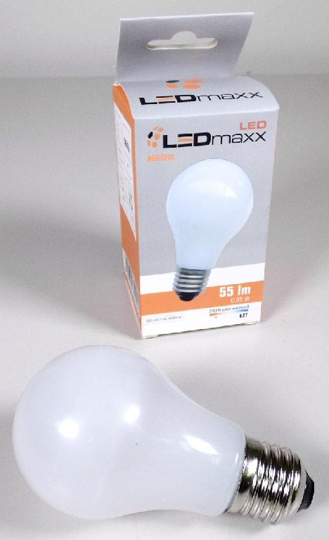 LED Curved Filament Birnenform A60 0,85W E27 opal 55lm extra warmweiß 2400K
(Abbildung siehe Anlage),
- elektrische Lichtquelle in Form einer Leuchtdiodenlampe (LED-Lampe),
  mit mehreren Leuchtdioden auf einem Träger in Streifenform (LED-Filament)
  und weiteren elektrischen Bauelementen für die Stromversorgung und -regelung
  auf einer Leiterplatte, mit einem birnenförmigen, opalen Kunststoffkolben und mit
  einem E27 Schraubsockel zum Befestigen in einer Lampenfassung,
- zur Verwendung als Leuchtmittel,
- in einem bedruckten Verkaufskarton verpackt.

„Leuchtdiodenlichtquelle (LED-Lichtquelle), Leuchtdiodenlampe (LED-Lampe)“