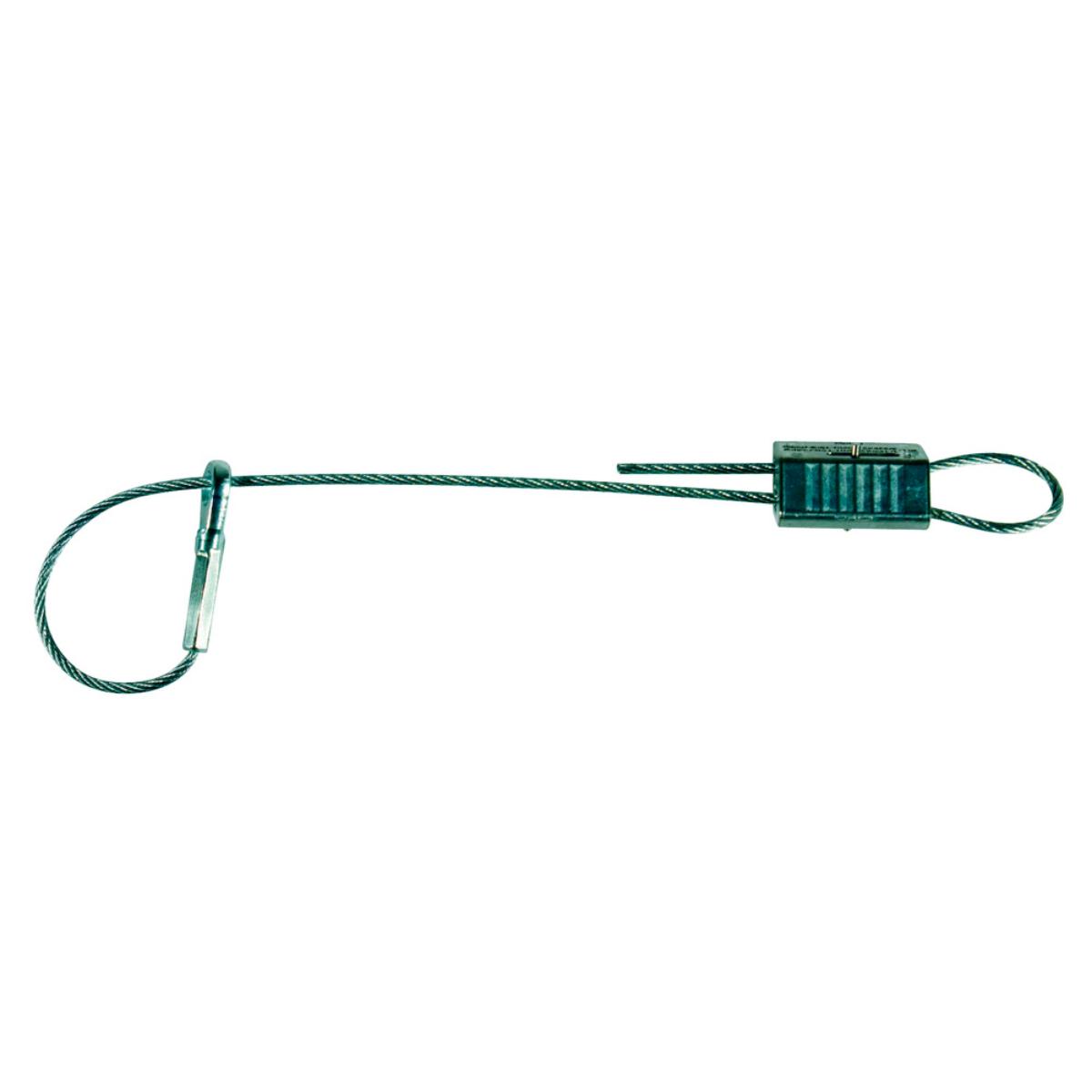 Drahtseilschlinge mit Verschluss

Bei der Ware handelt es sich den Angaben nach um eine Litze aus Stahldraht mit einem Durchmesser von 2 mm. Die Ware verfügt an einem Ende über eine Stahlöse, mit der eine Seilschlinge gebildet wird. Außerdem besitzt die Ware ein Drahtseilschloss, das einen einfachen Schließmechanismus besitzt, mit dem die Ware ohne Werkzeug befestigt werden kann. Die Ware ist zu 10 Stück verpackt.
Den Angaben nach wird die Ware zur Befestigung von Gegenständen, z.B. Lichtbändern, Schildern oder Kabeltrassen, verwendet.

Es handelt sich nicht um eine Ware der Pos. 8301, da die Ware ohne Werkzeug oder Schlüssel geöffnet werden kann.

Die Ware wird nach ihrer stofflichen Beschaffenheit als Seilschlinge, aus Eisen oder Stahl, andere, in den TARIC-Code 7312 9000 00 eingereiht.