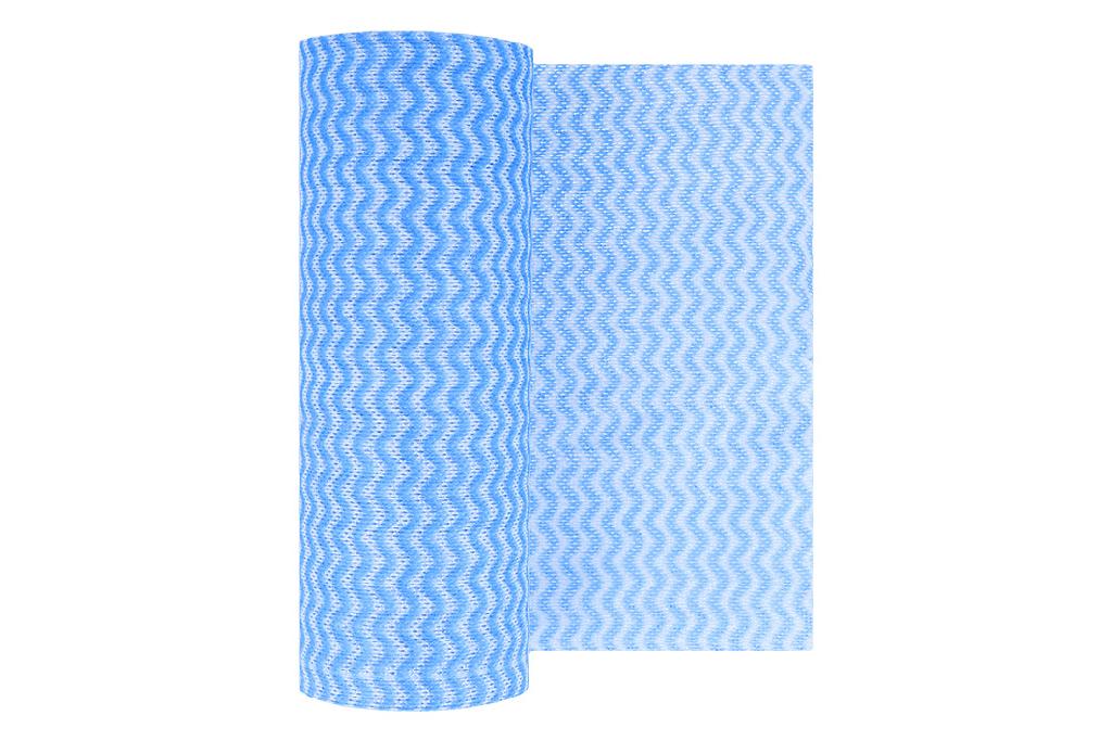 Reinigungstücher, sog. 40er Allzwecktuch auf Rolle 40x20cm Polyester blau/weiß, Art. 706850, Foto
siehe Anlage,
- mit einem bedruckten Pappeinleger in einer Kunststofffolie verpackt,
- als Meterware auf einer Rolle (laut Antrag 40 Stück ergebend), mit einer Breite von laut Antrag 20 cm,
- aus Vliesstoffen der Position 5603 aus laut Antrag 100 % Polyester (synthetische Chemiefasern),
- in regelmäßigen Abständen von laut Antrag 40 cm mit einer Perforation zum Abtrennen der einzelnen
  "Vliestücher" versehen; die "Vliestücher" werden durch bloßes Abtrennen gebrauchsfertig und gelten
  somit als konfektioniert.

"Andere konfektionierte Waren (Reinigungstücher) aus Spinnstoffen, aus Vliesstoffen"