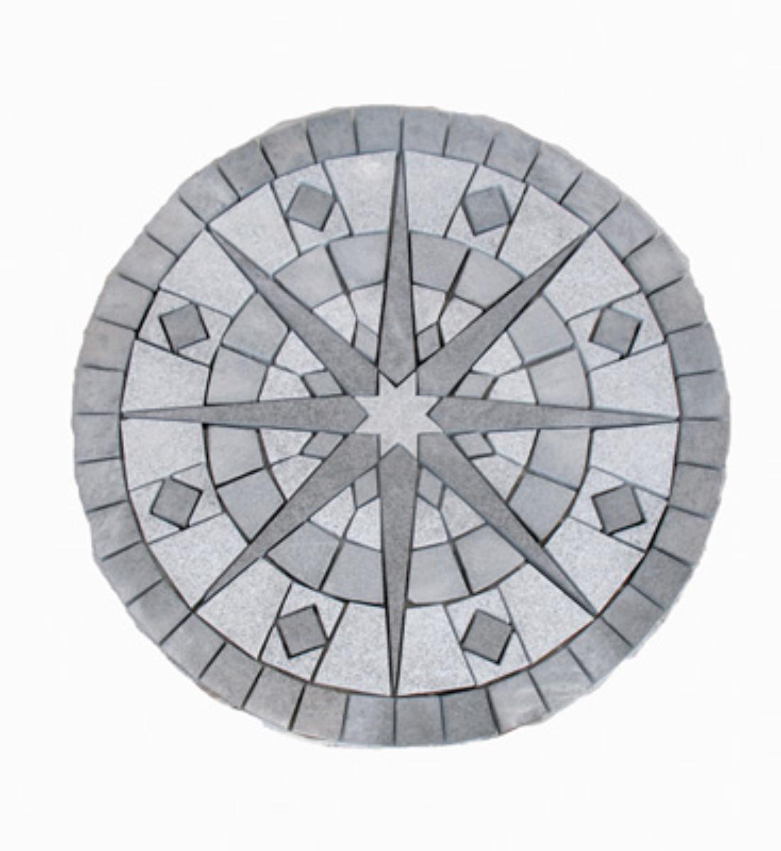 Angaben:
Kreiselemente NORDSTERN BRAVO/GALA/NERO EXACTA; Bearbeitung: Oberfläche geflammt, sonst gesägt, auf Netz geklebt; Material: Granit, Basanit; Farbe: edelgrau-anthrazit-schwarz.

Befund:
Bearbeitete Werksteine und Waren daraus, andere Steine, poliert, verziert oder anders bearbeitet, jedoch ohne Bildhauerarbeit, mit einem Eigengewicht von 10 kg oder mehr.