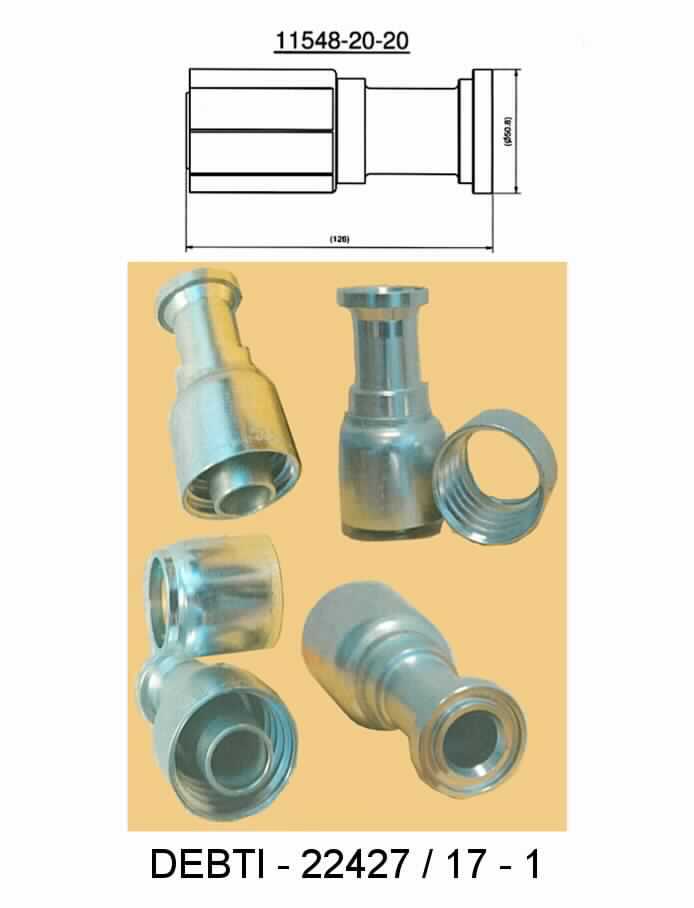 Schlauchanschluss aus Stahl

Bei der Ware handelt es sich um einen zylinderförmigen, metallischen Körper. Der Artikel besteht aus einem anderen als nicht rostendem Stahl (Werkstoffnummer 1.0718 - 11SMnPb30+C). Ein Ende wird über eine Klammer z.B. an eine Armaturen angeschlossen. Das andere Ende ist mit einer Schlauchhülse zum Verpressen im Krimpverfahren und einem Schlauchnippel zum Anschluss eines Schlauches in hydraulischen Anlagen versehen.

Die Ware ist als anderes Rohrverbindungsstück, aus anderem als nicht rostendem Stahl, mit einem größten äußeren Durchmesser von 609,6 mm oder weniger, in den TARIC-Code 7307 99 80 98 einzureihen.