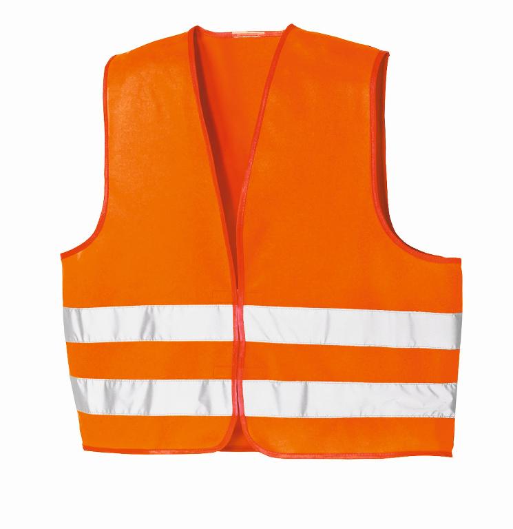 Warnweste, sog. teXXor® Warnschutz-Weste WINNIPEG, Artikelnrn. 4202 (Orange) und 4205 (Gelb),
in Einheitsgröße (Erwachsene), Foto siehe Anlage,
- mit einer Produktinformation in einem Polybeutel verpackt, 
- aus ca. 0,4 mm dicken, einfarbigen Gewirken aus 100 % Polyester (synthetische Chemiefasern),
- über die Taille reichend (Rückenlänge: ca. 65 cm),
- vorn mit einer durchgehenden Öffnung mit einem Klettverschluss von links über rechts
  (Männerkleidung),
- ärmellos; mit weiten Armausschnitten,
- mit zwei aufgenähten, ca. 5 cm breiten, reflektierenden Streifen aus Geweben ausgestattet,
- an allen Rändern mit schmalen Gewirkestreifen eingefasst.

"Weste, aus Gewirken, aus Chemiefasern, für Männer"