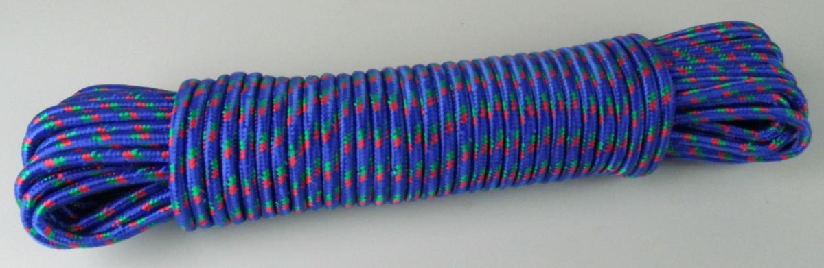 Konfektioniertes Seil, Foto siehe Anlage,
- in einer Papierbanderole eingesteckt 
- laut Antrag mit einer Länge von 30 m und einem Durchmesser von 10 mm,
- aus einem Rundgeflecht aus synthetischen Chemiefasern, mit enger Flechtweise und festem Gefüge,
  mit einer Seele aus Spinnstoffen,
- an beiden Enden mit heiß versiegelten Rändern, damit mehr als nur in einfacher Weise gegen das
  Ausriefeln gesichert, somit konfektioniert.

"Ware aus Seilen, anderweit weder genannt noch inbegriffen"