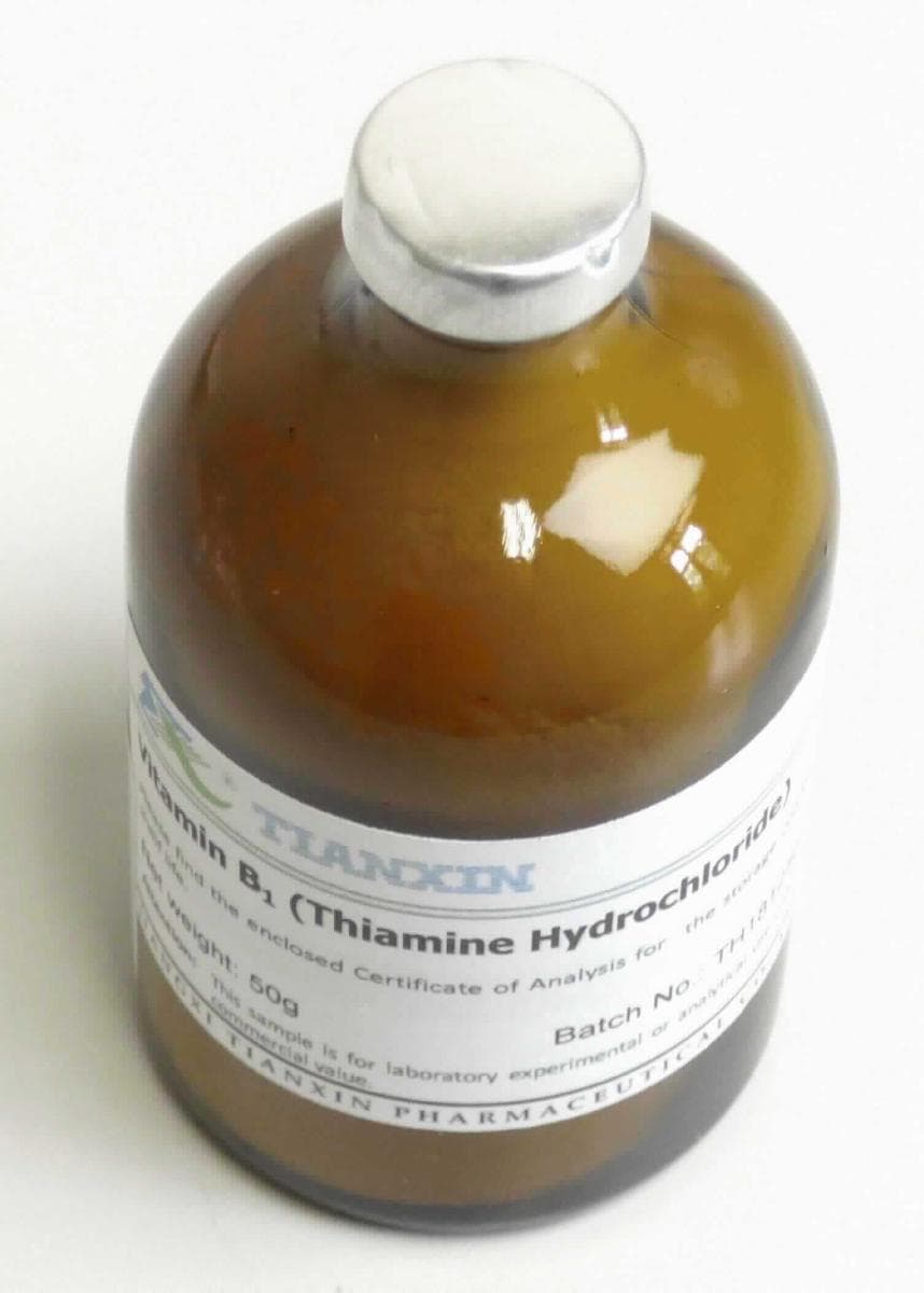 Thiaminhydrochlorid

Bei der Ware handelt es sich nach den Antragsangaben um das chemisch einheitliche Vitamin-B1-Derivat Thiaminhydrochlorid mit einer Reinheit von mindestens 98 %. Eine chemische Bezeichung ist 3-((4-Amino-2-methyl- 5-pyrimidinyl)methyl)- 5-(2-hydroxyethyl)-4-methylthiazoliumchlorid. Die CAS-Nummer lautet 67-03-8. Die Ware liegt bei Raumtemperatur als weißes Pulver vor. Sie wird als Futtermittelzusatz verwendet.

Die Ware ist aufgrund ihrer Beschaffenheit als Vitamin-B1-Derivat in den TARIC-Code 2936 2200 00 einzureihen.