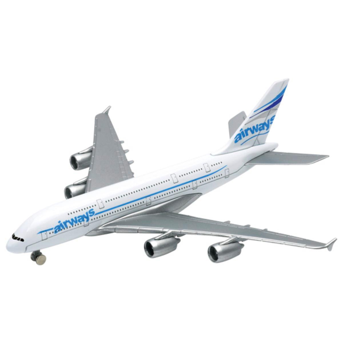 Es handelt sich um das Modell eines Passagierflugzeugs vom Typ Airbus A380 (sog. "Fahrzeugmodell Flugzeug, Artikelnr.: 12218, 6er Set)
- bestehend aus Kunststoff und unedlem Metall (lt. Antragsangaben Spritzguss); charakterbestimmendes
  Material aufgrund des äußeren Erscheinungsbildes sowie des Umfangs
- in den Abmessungen von ca. 15 x 15 x 4 cm
- mit freilaufenden, beweglichen Rädern
- ohne Motorantrieb
- dient der spielerischen Unterhaltung von Personen
- in einer Showbox für den Einzelverkauf aufgemacht.

Zolltarifrechtlich handelt es sich um ein "anderes als zuvor von der Position 9503 erfasstes Modell, im Gussverfahren hergestelltes Miniaturmodell aus Metall".