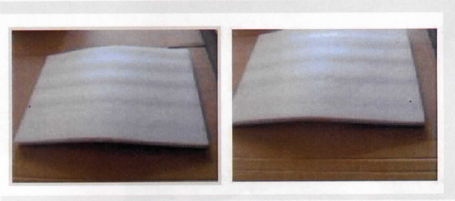Angaben des Antragstellers:
Verpackungsmittel (Deckel) aus Kunststoff

Feststellungen an einem Warenmuster:
Es wurde eine rechteckige, weiße Platte aus Zellkunststoff (Polyethylen) vorgelegt. Die Platte weist 3 Lagen auf und hat die Abmessungen 64 x 38 x 2,3 cm.

Befund:
Es handelt sich um eine Platte aus Zellkunststoff im Sinne der Unterposition (KN) 3921 1900.