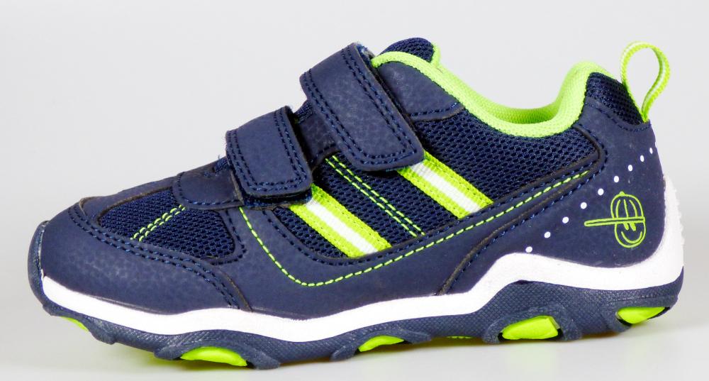 Halbschuhe, sog. Straßenschuhe 2-Velcro-Halbschuh / Victory, Größe 28, Foto siehe Anlage
- mit Laufsohlen aus laut Antrag Kunststoff,
- mit Oberteil (geschlossenes Blatt) aus Kunststoff (Spinnstoff mit einer mit bloßem Auge wahrnehmbaren
  Außenschicht aus Kunststoff; den größten Teil der Außenfläche bildend; damit keine Ware der
  Position 6404) und Spinnstoff,
- auf das Oberteil sind Verstärkungsteile aus Kunststoff und Spinnstoff aufgesetzt,
- über dem Spann mit zwei Klettverschlüssen,
- auf dem oberen Klettverschluss mit einem Firmenlogo versehen,
- im Bereich der Ferse mit einer Anziehhilfe ausgestattet sowie mit einem Aufdruck verziert,
- nicht den Knöchel bedeckend,
- ohne Metallschutz in der Vorderkappe,
- mit einer Länge der Innensohle von ca. 18,8 cm.

"Schuhe, andere als in der Position 6401 genannte, mit Laufsohlen und Oberteil aus Kunststoff, andere
 als in den Unterpositionen (KN) 6402 1210 bis 6402 9950 genannte, mit einer Länge der Innensohle von
 weniger als 24 cm"