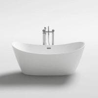 Nach den Angaben der Antragstellerin und den vorgelegten Abbildungen handelt es sich um eine freistehende Badewanne, bestehend aus einem galvanisierten Stahlrahmen sowie gehärtetem Acryl, einem Kunststoff im Sinne der Anmerkung 1 zu Kapitel 39. Das etwa 170 x 80 x 72 cm große Erzeugnis ist mit einem Überlaufschutz, einem Siphon, einem Abflussstopfen, einem flexiblen Abwasseranschluss und höhenverstellbaren Füßen ausgestattet. Die Badewanne weist ein max. Füllvolumen von ca. 204 Litern auf und ist in einer Verkaufskartonage verpackt.
Der Charakter der aus verschiedenen Stoffen zusammengesetzten Ware wird im Hinblick auf den Umfang und die Bedeutung in Bezug auf die Verwendung durch den Kunststoff bestimmt.

Zolltarifrechtlich handelt es sich um eine "Badewanne aus Kunststoff".