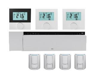 Zentrale Steuerung für eine Flächenheizung, bestehend aus
- einer elektronischen Schaltung in einem quaderförmigen Gehäuse mit aufklappbarer Frontabdeckung, mit Status-LEDs, mit zwei Bedientasten (Pairing, Clear), mit 15 Schaltausgängen (für 14 Stellantriebe, 1 Pumpe), mit Software (speicherprogrammierbar), mit Universalbus-Anschluss (RJ12), mit Funk-Empfangsmodul (868﻿,﻿3 und 869﻿,﻿525 MHz SRD-Band/cS), für eine Spannung von 230 V AC / 50 - 60 Hz,
- in unterschiedlichen Ausführungen hinsichtlich zwei weiterer Schaltausgänge und zwei weiterer Signaleingänge,  
- zum Abgleich von Soll- und Istwerten externer drahtloser Raumbediengeräte (nicht Gegenstand dieser vZTA-Entscheidung), zum Schalten der entsprechenden Schaltausgänge der Stellantriebe sowie zum Schalten weiterer externer Geräte (z.B. Pumpe-, Boiler-, Entfeuchtersteuerung).

Die Ware ist als "Steuerung, zum elektrischen Schalten oder Steuern, einschließlich solcher mit eingebauten Geräten des Kapitels 90, keine Vermittlungseinrichtung der Position 8517, für eine Spannung von 1000 V oder weniger, kein Steuerschrank für numerische Steuerungen mit eingebauter automatischer Datenverarbeitungsmaschine, speicherprogrammierbare Steuerung, nicht von den TARIC-Unterpositionen 8537 1091 10 bis 8537 1091 75 erfasst" einzureihen.