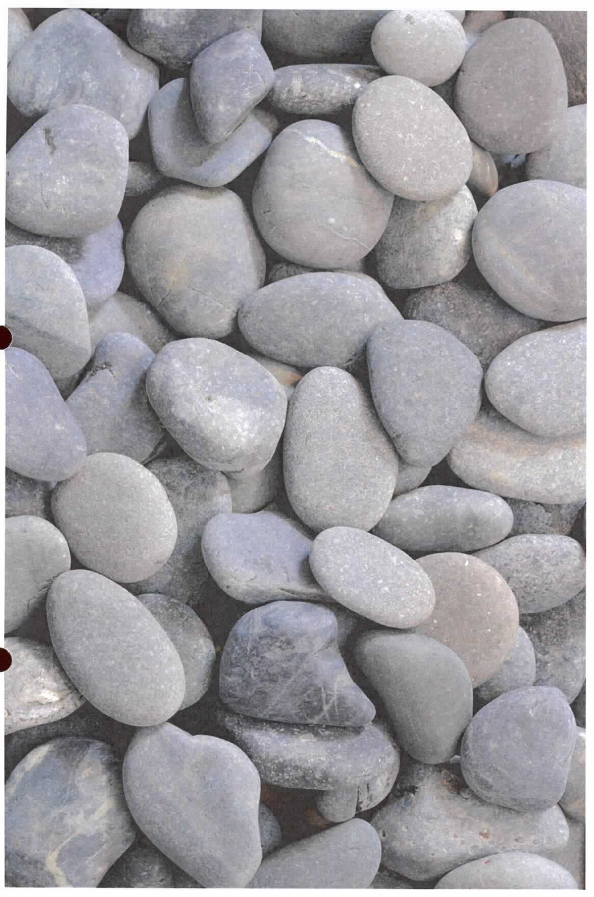 Angaben:
Kies BEACH PEBBLES 
Bearbeitung: naturrund 
Farbe: anthrazit 
Material: Granit 
Herkunft: Philippinen 
Größe: 120-150 mm 

Befund:
Granit, roh