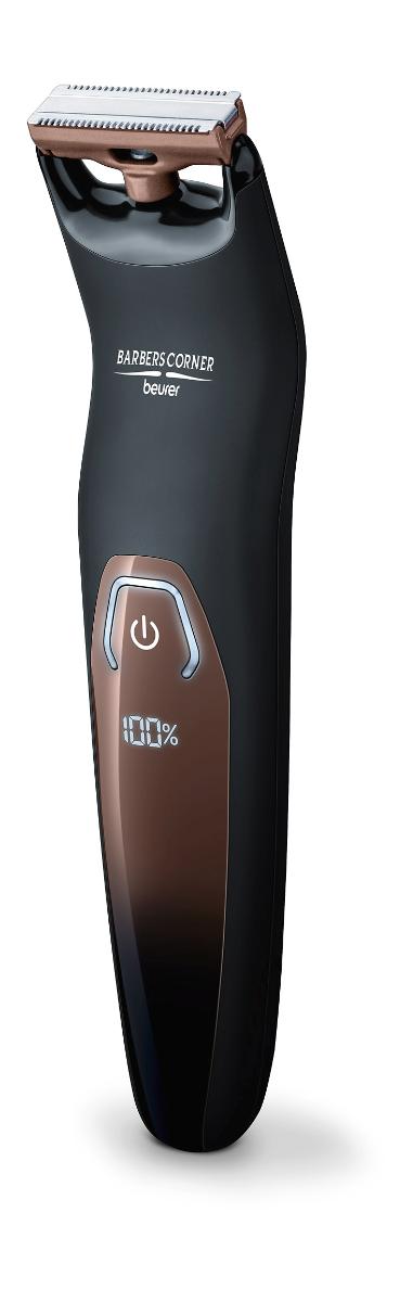 Elektrische Haarschneidemaschine (Abbildung siehe Anlage),
- aus einem Elektromotor in einem von Hand zu führenden Gehäuse (Abmessungen:
  16,8 x 4,3 x 3,8 cm) mit Trimmer, Akkumulator, LED-Display, An-/Aus-Schalter und
  Micro-USB-Anschluss,
- zum Trimmen (Schneiden) von Körperhaaren,
- zusammen mit Beipack (Schutzkappe, längenverstellbarer Kammaufsatz, Reinigungspinsel,
  Netzadapter, Aufbewahrungsbeutel, Gebrauchsanweisung) in einer gemeinsamen Verkaufs-
  umschließung.
Die Haarschneidemaschine bestimmt den Charakter des Ganzen.

"Haarschneidemaschine mit eingebautem Elektromotor - elektrische Haar-
 schneidemaschine, in Warenzusammenstellung in Aufmachung für den Einzelverkauf
 mit nicht charakterbestimmendem Beipack"