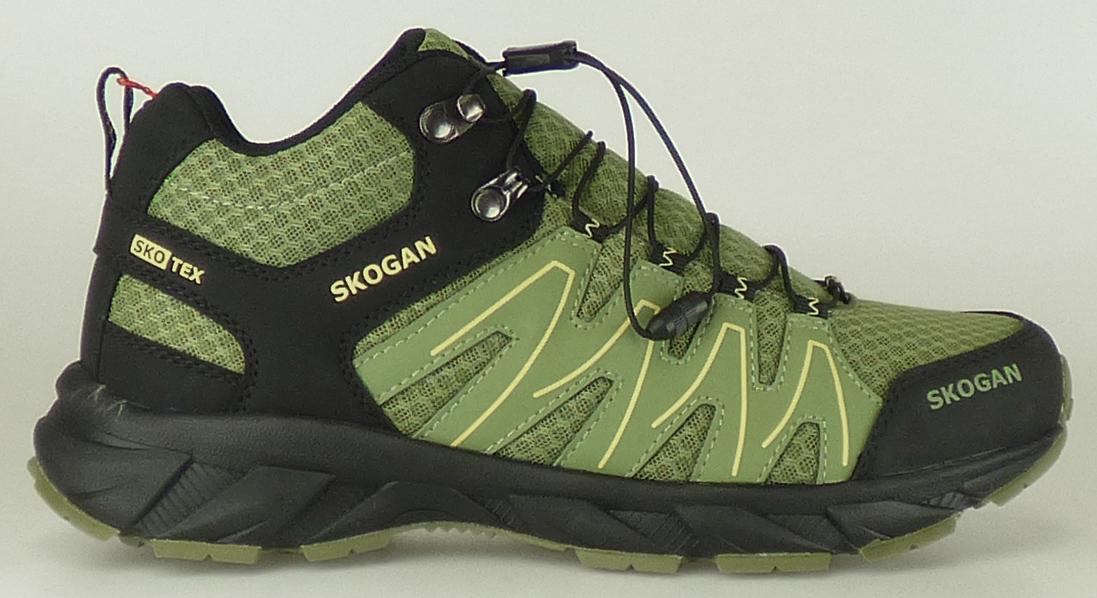Halbschuhe, Größe 41, Foto siehe Anlage,
- mit Laufsohlen aus laut Antrag Kunststoff,
- mit Oberteil aus Spinnstoff (den größten Teil der Außenfläche bildend) und Kunststoff (Spinnstoff 
  mit einer mit bloßem Auge wahrnehmbaren Außenschicht aus Kunststoff)
- auf das Oberteil sind Verstärkungsteile aus Kunststoff aufgesetzt,
- über dem Spann mit einer Kordel mit Kordelstopper, teilweise mit Ösen und Haken aus unedlem 
  Metall sowie Schlaufen aus gewebten Bändern aus Spinnstoffen,
- seitlich und auf der Lasche mit Firmenlogos versehen,
- im Bereich der Ferse mit einer Anziehhilfe.

"Schuhe mit Laufsohlen aus Kunststoff und Oberteil aus Spinnstoffen, andere als in den Unter-
 positionen (KN) 6404 1100 bis 6404 1910 genannte"