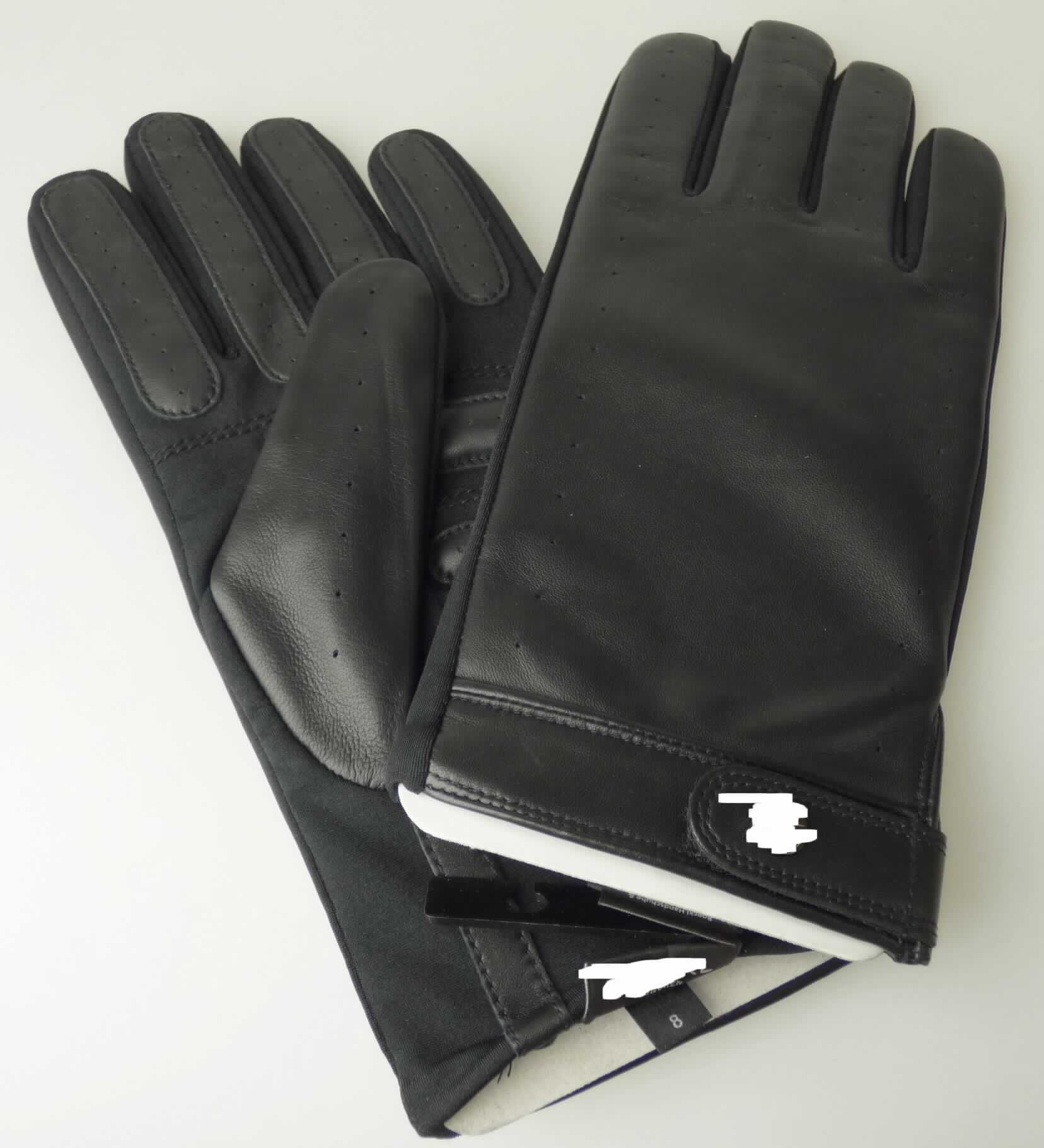 Handschuhe, Art.-Nr. 11012-504, Abbildung siehe Anlage, 
- als Fünffingerhandschuhe gearbeitet, 
- an der Außenseite der Hand, des Daumens und der Finger, Teilen der Innenhand und der Innenseite der Finger 
  und des Daumens aus Leder (lt. Antrag Haarschafleder),
- am Rest der Innenhand, je einem schmal Bereich zwischen den Außenseiten der Hand und des Daumens, dem 
  Rest der Innenseite des Daumens und den Fingerzwischenräumen aus Spinnstoffen, 
- das Leder bestimmt nach dem Wert und insbesondere nach dem Umfang den wesentlichen Charakter der Waren, 
- nicht gefüttert,
- ohne funktionelle Merkmale von Spezialsporthandschuhen und von Schutzhandschuhen.

"Bekleidungszubehör aus Leder, Fingerhandschuhe, keine Spezialsport- oder Schutzhandschuhe"