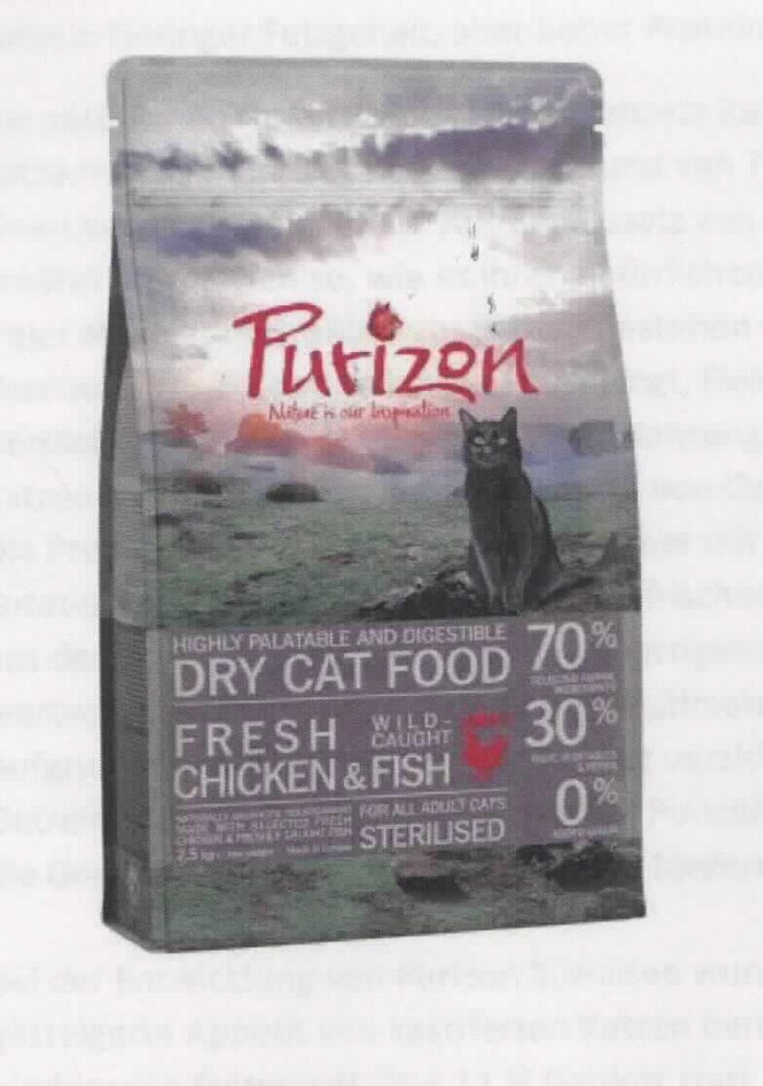 Alleinfuttermittel für Katzen

Antragsangaben: Alleinfuttermittel für ausgewachsene Katzen. Sorte: Huhn & Fisch. Zusammensetzung: frisches und getrocknetes Hühnchenfleisch, Kartoffeln, Hühnerfett, Ei (getrocknet), frischer und getrockneter Hering, Fischöl, hydrolysierte tierische Proteine, Erbsenfasern, Möhren und weitere Stoffe. Verpackungseinheit 6,5 kg.

Beschaffenheit des vorgelegten Warenmusters: Originalkunststoffsack in Aufmachung für den Einzelverkauf als Katzenfutter, darin kleine, harte, dunkelbraune, runde, scheibenförmige Stücke.
Stärke in der Ware (VO (EG) Nr. 121/2008): mehr als 10 GHT bis 30 GHT.
Milcherzeugnis in der Ware (gemäß Angabe): keine.

Zubereitung von der zur Fütterung verwendeten Art, Hunde- und Katzenfutter in Aufmachung für den Einzelverkauf, Stärke enthaltend, mit einem Gehalt an Stärke von mehr als 10 bis 30 GHT, keine Milcherzeugnisse enthaltend oder mit einem Gehalt an Milcherzeugnissen von weniger als 10 GHT.