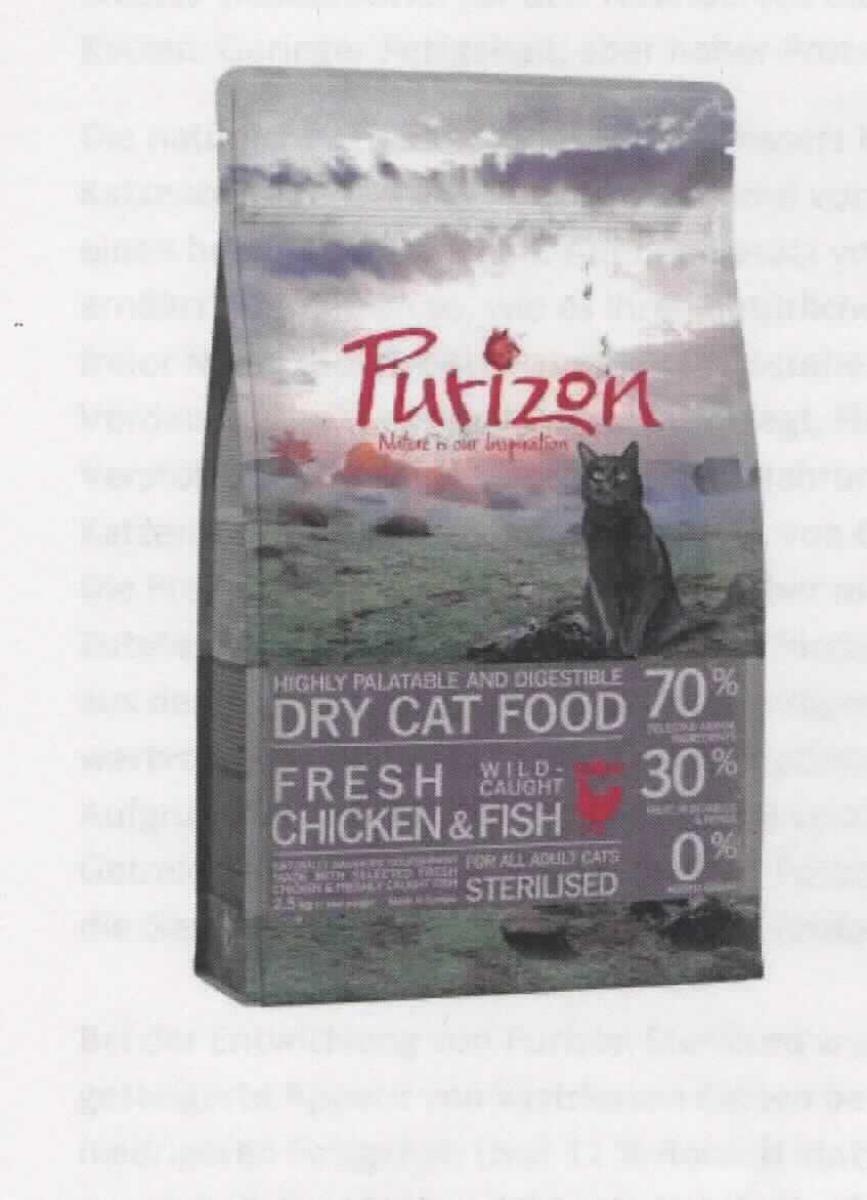 Alleinfuttermittel für Katzen

Antragsangaben: Alleinfuttermittel für ausgewachsene Katzen. Sorte: Huhn & Fisch. Zusammensetzung: frisches und getrocknetes Hühnchenfleisch, Kartoffeln, Hühnerfett, Ei (getrocknet), frischer und getrockneter Hering, Fischöl, hydrolysierte tierische Proteine, Erbsenfasern, Möhren und weitere Stoffe. Verpackungseinheit 400 g.

Beschaffenheit des vorgelegten Warenmusters: Originalkunststoffbeutel in Aufmachung für den Einzelverkauf als Katzenfutter, darin kleine, harte, dunkelbraune, runde, scheibenförmige Stücke.
Stärke in der Ware (VO (EG) Nr. 121/2008): mehr als 10 GHT bis 30 GHT.
Milcherzeugnis in der Ware (gemäß Angabe): keine.

Zubereitung von der zur Fütterung verwendeten Art, Hunde- und Katzenfutter in Aufmachung für den Einzelverkauf, Stärke enthaltend, mit einem Gehalt an Stärke von mehr als 10 bis 30 GHT, keine Milcherzeugnisse enthaltend oder mit einem Gehalt an Milcherzeugnissen von weniger als 10 GHT.