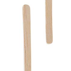 Bambus-Rührstäbchen (Abbildung siehe Anlage),
- aus einem dünnen, flachen Streifen aus Bambus (lt. Antragsteller),
  beidseitig halbkreisförmig abgerundet, mit einer Länge von: 14,0 cm,
- universell als Werkzeug einsetzbar,
- zu 2.000 Stück in einem Beutel verpackt.

"Werkzeug aus Holz - Bambus-Rührstäbchen"