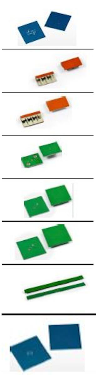 Sensor-Plate (Abbildung siehe Anlage),
- aus einem einlagigen isolierenden Träger, einseitig mit im Druckverfahren
  hergestellter Leiterbahn und Kontakten sowie nicht gedruckten elektrischen
  Anschlussstiften ausgestattet,
- zwei Stück auf einem gemeinsamen Nutzen (Abmessungen ca. 21 x 14 mm),
  noch nicht vereinzelt (unfertig).

" Gedruckte Schaltung, nur mit Leiterbahnen oder Kontakten, keine
  Mehrlagenschaltung, unfertig"