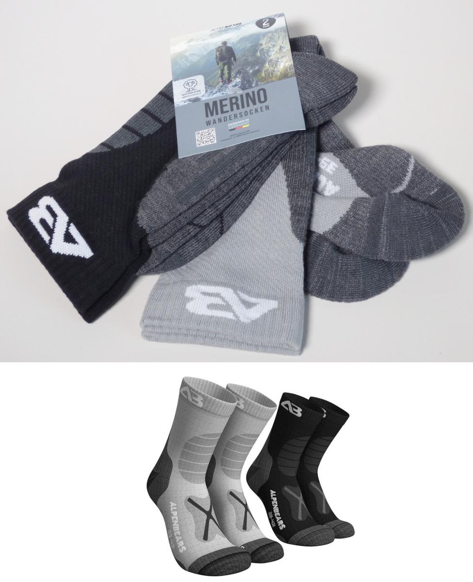Socken, Größe 39 - 42, Foto siehe Anlage,
- 2 Paar auf einer bedruckten Pappkarte aufgebracht und in einem Polybeutel verpackt,
- aus bis zu 3,5 mm dicken, buntgewirkten (Schlingen-)Gewirken aus laut Antrag 40 % Wolle,
  35 % Baumwolle und 12 % Polyamid, 10 % Polypropylen sowie 3 % Elasthan (alles synthetische
  Chemiefasern),
- abgepasst gewirkt; mit ausgearbeiteter Ferse, 
- am oberen Rand umgeschlagen und mit einem ca. 3 cm breiten Abschluss versehen,
- die Knöchel bedeckend, nicht über die Waden reichend.

"Socken aus Gewirken, aus Wolle"