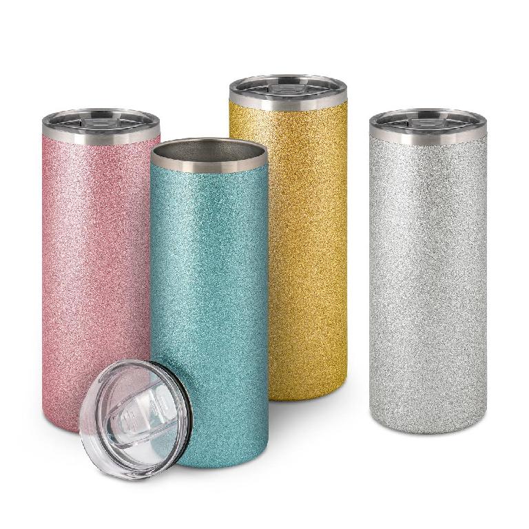 Es handelt sich bei der Ware „Edelstahl-Thermobecher, Art.Nr. SLIM-SPARK-GO/LB/P/SI“ um einen Trinkbecher, bestehend aus einem doppelwandigen Behältnis aus Edelstahl. Der Becher besitzt einen luftverdünnten Raum (Vakuum) zwischen den Metallwänden und einen aufsteckbaren Deckel, der mit einem Trinkloch versehen ist. Das Erzeugnis ist 210 mm hoch, hat einen Durchmesser von 74 mm und wiegt ca. 315 g. Das Fassungsvermögen beträgt ca. 580 ml.

Der Becher ist in vier verschiedenen Farben erhältlich und dient zum Bereithalten, Kühlen sowie Warmhalten von Getränken.

Die Ware ist als „Vakuum-Isolierbehälter“ einzureihen.