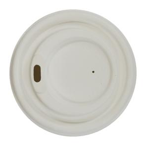 Es handelt sich um einen weißen, kreisrunden, formgepressten Einwegdeckel (max. Durchmesser etwa 8,5 cm) für Einwegkaffeebecher. Der Deckel besteht aus Halbstoff aus Zuckerrohr (Bagasse) und weist ein kleines Entlüftungsloch sowie eine ausgeformte Trinköffnung auf. Auf der Innenseite ist ein Siebmuster erkennbar. Die Außenseite ist glatt und mit einem geprägten Warnhinweis ("CAUTION CONTENTS HOT") versehen. Die Deckel sind jeweils zu 50 Stück in einem etikettierten Beutel aus Kunststofffolie verpackt.

Abbildung siehe Anlage.

Derartige Waren gehören als "andere Waren aus Papierhalbstoff, formgepresst, andere als Höckerpappe und Kleinverpackungen für Eier" zur Codenummer 4823 70 90 00 0 des Zolltarifs.