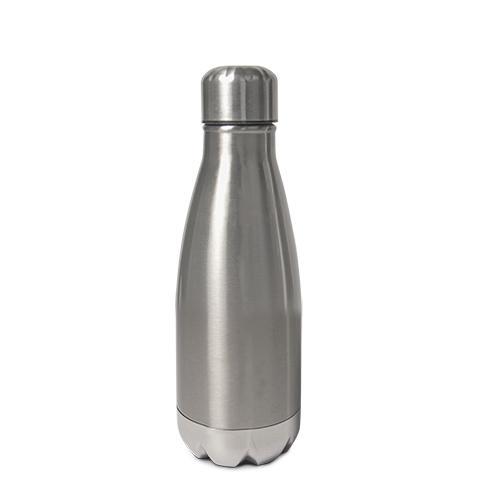 Bei der sog. "doppelwandigen Thermoflasche, Art.Nr. TMFK-350S / WS / WW" handelt es sich um ca. 23 cm hohe Flaschen mit einem Durchmesser von 7 cm, die im Wesentlichen aus einem doppelwandigen Edelstahlbehälter mit einem Schraubverschluss bestehen.

Die Ware ist in drei verschiedenen Farbvarianten erhältlich:
TMFK-350-S – silber,
TMFK-350-WS – weiß mit einem silbernen Deckel und Sockel,
TMFK-350-WW – weiß mit einem silbernen Deckel.

Das Erzeugnis besitzt ein Fassungsvermögen von 0,35 Liter.

Die Trinkflasche dient zum Bereithalten, Kühlen sowie Warmhalten von Getränken und ist als "Vakuum-Isolierflasche" einzureihen.