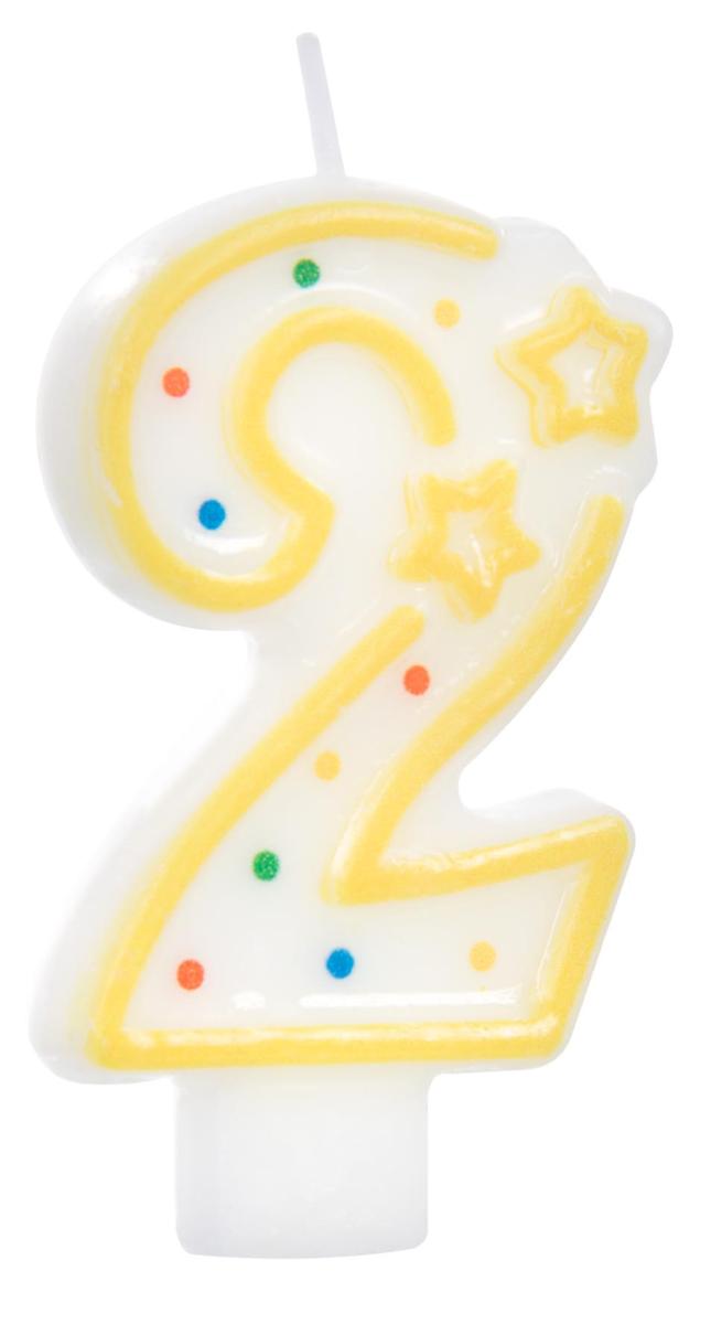 Angaben:
Zahlenkerze 2.

Warenbeschaffenheit:
Weiße, bunt verzierte Kerze in Form einer "Zwei" (Abmessungen ca. 7,5 x 4,5 x 1,3 cm, Docht ca. 1 mm dick), verpackt in einer durchsichtigen Plastikschachtel.

Befund:
Kerzen (Lichte) aller Art und dergleichen.