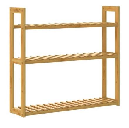 Bei der Ware handelt es sich um ein noch nicht zusammengesetztes, ca. 60 x 15 x 54 cm (B x T x H) großes Regal aus Bambusholz, im Wesentlichen bestehend aus einem Rahmen mit drei breiten Ablageflächen aus parallel liegenden Leisten, zur Aufnahme diverser Gegenstände. 

Die Ware kann sowohl auf den Boden gestellt, als auch an der Wand befestigt werden und dient als Einrichtungsgegenstand in Wohnungen. Es kann variabel u. a. als Schuh-, Bad- oder Küchenregal eingesetzt werden.

Das Erzeugnis ist gemeinsam mit Montagematerial und einer Aufbauanleitung verpackt und wird als "anderes als in den Positionen 9401 und 9402 erfasstes Möbel, aus Holz, ohne konkreten Raumbezug" eingereiht.