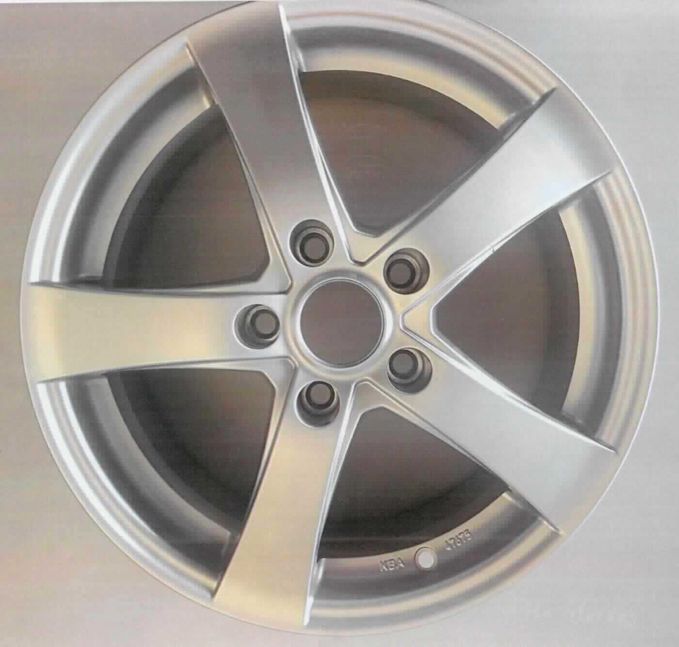 Leichtmetallräder, sog. Aluminiumrad für Pkw, Foto siehe Anlage, laut Antrag:
- in Form eines spezifisch gefertigten, fünfspeichigen Rades aus (lt. Antrag) Aluminium,
- in unterschiedlichen Radgrößen (lt. Antrag: von 14 bis 18 Zoll),
- mit einer Mittelbohrung und fünf sog. Bolzenlöchern,
- zur Aufnahme von Funksensoren für das Reifendruckkontrollsystem (RDKS) vorbereitet,
- ohne Luftreifen,
- (lt. ergänzenden Angaben) nicht für die industrielle Montage bestimmt,
- wird in Personenkraftwagen auf dem Flansch der Radnabe mit Radschrauben oder Radmuttern befestigt,
- aufgrund der objektiven Merkmale (u. a. Form, Abmessungen) erkennbar hauptsächlich für Kraft-
  fahrzeuge der Position 8703 bestimmt.

"Teile (Leichtmetallräder) für Kraftfahrzeuge der Positionen 8701 bis 8705, nicht für die industrielle 
Montage bestimmt, aus Aluminium, ohne Luftreifen"