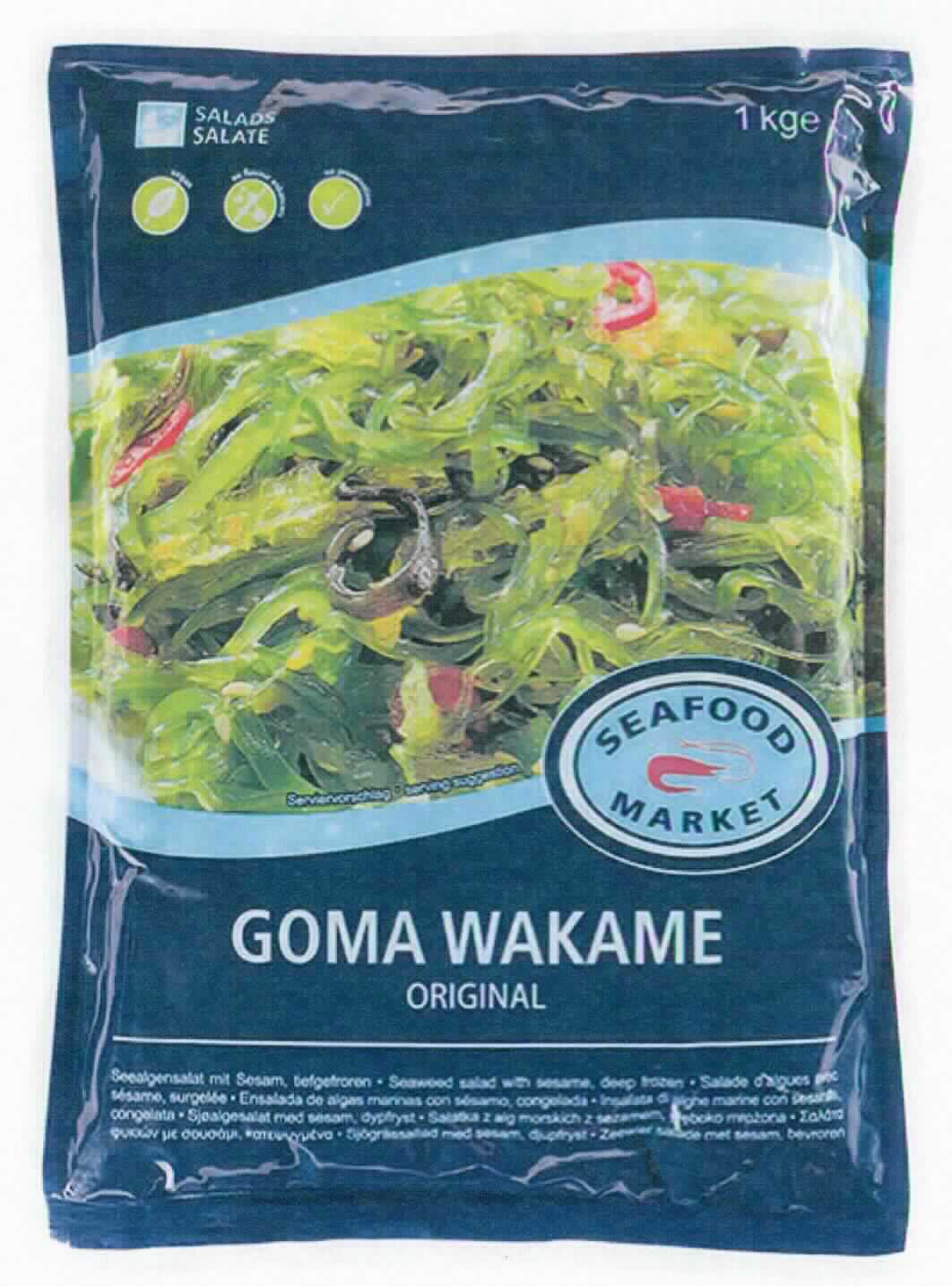 Seealgensalat mit Sesam, tiefgefroren.

Antragsangaben (als zutreffend unterstellt): Goma Wakame "Pure". Seealgensalat mit Sesam, mariniert, tiefgefroren. Zutaten: Seealgen (70 %), Agarstreifen, Mu-Err Pilze, Zucker, Marinade (Sesamöl, Sojasauce), Reisessig, färbendes Lebensmittel (Kurkuma), Farbstoff E141, Sesam (1,8 %), Salz, Chili. Aufmachung: in 1000 g-Beuteln.

Gehalt an freier, flüchtiger Säure i.S. d. ZAnm 1 Kap 20 (gemäß Angabe): weniger als 0,5 GHT
Zusatz von Alkohol (gemäß Angabe): nicht enthalten. 
Zuckergehalt i.S.der ZAnm 2 a) Abs 2 zu Kap 20 (gemäß Angabe): mehr als 9 GHT.
Zugesetzter Zucker i.S.der ZAnm 3, 2. Anstrich zu Kap 20: enthalten.

Früchte, Nüsse und andere genießbare Pflanzenteile, in anderer Weise zubereitet oder haltbar gemacht, auch mit Zusatz von Zucker, anderen Süßmitteln oder Alkohol, anderweit weder genannt noch inbegriffen, andere als in den Unterpositionen 2008 11 bis 2008 93 der KN genannt, Mischungen, andere, ohne Zusatz von Alkohol, mit Zusatz von Zucker, in unmittelbaren Umschließungen mit einem Gewicht des Inhalts von 1 kg oder weniger, keine Mischung von Früchten, keine tropischen Früchte, andere.