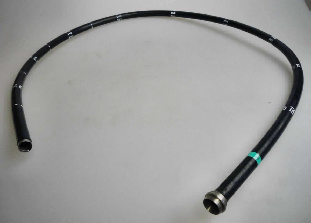 "Einführschlauch für Endoskope"; das sind aus spiralförmig gewickeltem Bandstahl, verstärkt mit einem Stahldrahtgeflecht, gefertigte flexible Schläuche mit kreisförmigem Querschnitt (Durchmesser: etwa 11 mm) und einer Länge von etwa 140 cm. Die mit Endstücken aus Stahl versehenen Schläuche sind auf der gesamten Oberfläche mit einer Polyurethanbeschichtung überzogen und mit einer Messskala (Einteilung 2-14) bedruckt. 
Die Erzeugnisse dienen als Einführschläuche für Endoskope (nicht Gegenstand der vZTA).

Derartige Erzeugnisse gehören als "andere ( als in dem TARIC-Code 8307 1000 10 genannte) Schläuche aus unedlen Metallen, auch mit Verschlussstücken oder Verbindungsstücken, aus Stahl" zum TARIC-Code 8307 1000 90.

Abbildung siehe Anlage.