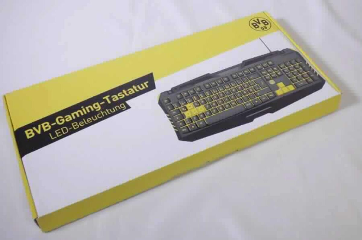 Tastatur, sog. snakebyte PC BVB-Gaming Tastatur (Artikel-Nr.: SB913815), im Wesentlichen bestehend aus einer mit aktiven und passiven Bauelementen bestückten, gedruckten Schaltung mit Leiterbahnenmatrix sowie einer flexiblen Schaltmatte mit Kontaktpunkten in einem ca. 46 x 19 x 3 cm großen Kunststoffgehäuse mit deutschen Funktions-, Cursorsteuer- und alphanumerischen Tasten. Die Tastatur ist in den Farben schwarz-gelb, mit einem Borussia Dortmund-Logo und einer Hintergrundbeleuchtung aufgemacht.
Das Gerät ist über ein fest angebrachtes Kabel mit USB-Stecker unmittelbar an die Zentraleinheit einer automatischen Datenverarbeitungsmaschine anschließbar und in der Lage, Daten in einer vom System verwendbaren Form zu liefern.
Das Erzeugnis ist einem Pappkarton für den Einzelverkauf aufgemacht.

Die Ware wird als "Eingabeeinheit für automatische Datenverarbeitungsmaschinen, Tastatur" eingereiht.

Anlage: 1 Abbildung