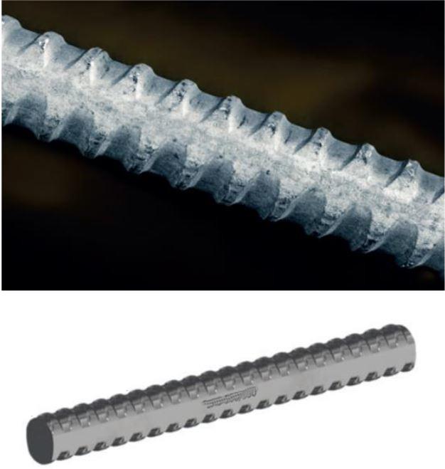 Stabstahl; Schalungsanker

Bei der Ware handelt es sich nach den Angaben um warmgewalzten Stabstahl mit rundem Querschnitt mit Nenndurchmessern zwischen 12 mm und 75 mm. Die Ware wird hergestellt aus nicht legiertem Stahl (Werkstoffbezeichnungen 1.0439, 1.0870, 1.1380, 1.1383 und 1.1302). Beim Warmwalzen wird  der Stab mit einer schräg verlaufenden Rippung über die gesamte Länge des Stabs versehen. Die Rippung ist schraubbar, aber kein umlaufendes wendelartiges Gewinde. Die Ware wird im technischen Ingenieurbau verwendet.

Die Ware ist als Stabstahl aus Eisen oder nicht legiertem Stahl, nur geschmiedet, nur warmgewalzt, nur warmgezogen oder nur warmstranggepresst, auch nach dem Walzen verwunden, mit vom Walzen herrührenden Einschnitten, Rippen (Wülsten), Vertiefungen oder Erhöhungen oder nach dem Walzen verwunden, in die Unterposition 7214 2000 der Kombinierten Nomenklatur einzureihen.
