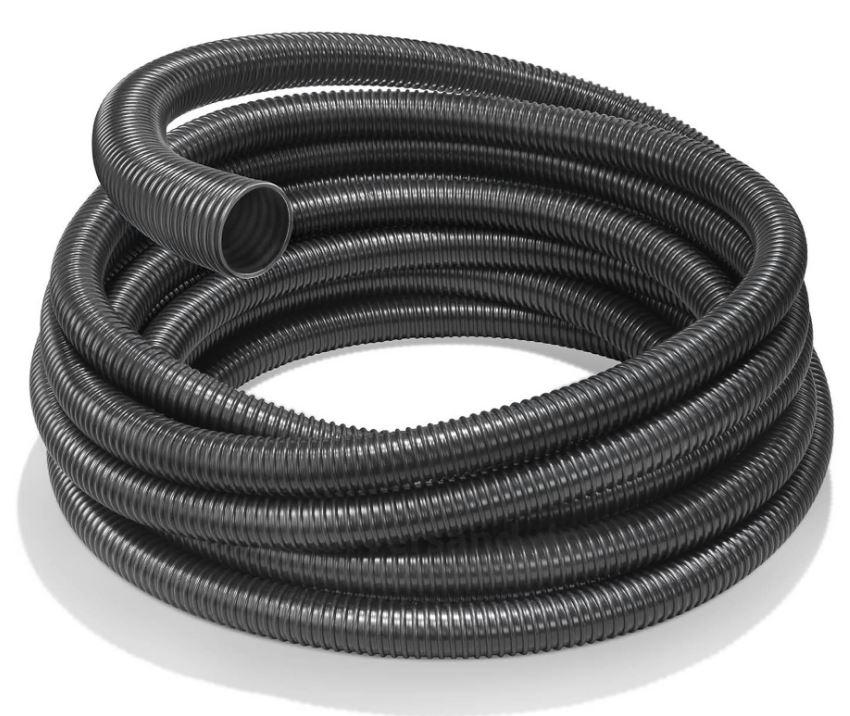 Angaben des Antragstellers:
Schwarzer Spiralschlauch aus Kunststoff (Länge 5 m, Durchmesser 32 mm), für den Anschluss an Bachlauf- und Filterpumpen.

Ein Warenmuster wurde nicht vorgelegt. Die Ware stellt sich auf einem Warenfoto als biegsamer Schlauch mit spiralförmig strukturierter Oberfläche dar.

Befund:
Anderer, nicht verstärkter Schlauch aus Kunststoffen, ohne Verbindungsstücke.