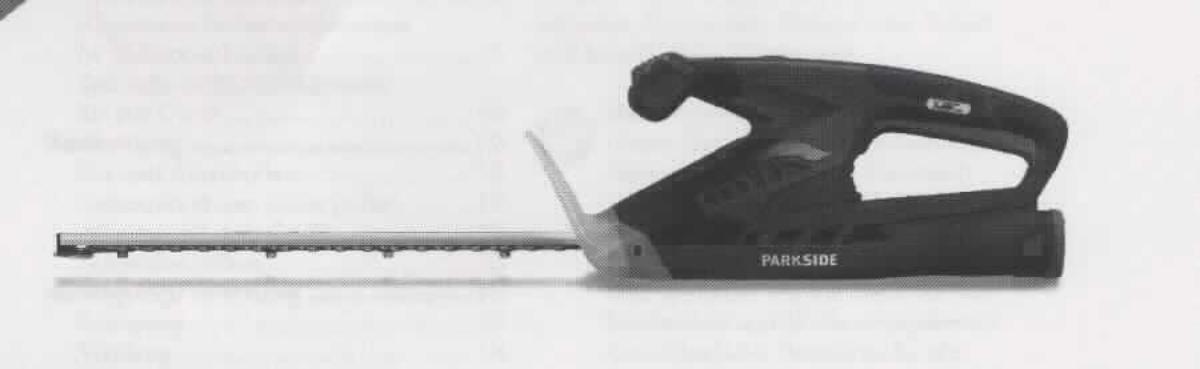 Akku-Heckenschere
- aus einem Griff mit eingebautem Elektromotor, Akku, Bedienelementen und einem 
  Heckenscheren-Aufsatz mit einer Schnittlänge von 35 cm (Abbildung siehe Anlage),
- zum Schneiden von Hecken, Büschen und Ziersträuchern,
- in einer gemeinsamen Verkaufsumschließung mit Ladegerät, Messerschutz und
  Bedienungsanleitung (Beipack).
Die Heckenschere bestimmt den Charakter des Ganzen.

"Von Hand zu führendes Werkzeug mit eingebautem Elektromotor, keine Ware der TARIC-Codes
 8467 2110 00 bis 8467 2290 00, zum Betrieb ohne externe Energiequelle (Warenzusammenstellung 
 in Aufmachung für den Einzelverkauf aus Heckenschere -charakterbestimmend- und Beipack) 
 - sog. Akku-Heckenschere"