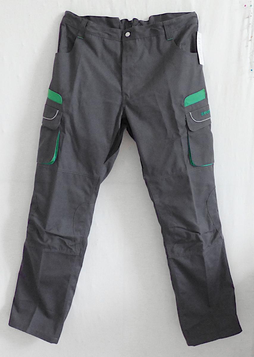 Lange Hose, Größe XL, Foto siehe Anlage,
- in einem Polybeutel verpackt,
- aus ca. 0,3 mm dicken, verschiedenen einfarbigen, strapazierfähigen Geweben aus laut Antrag 
  65 % Polyester (synthetische Chemiefasern) und 35 % Baumwolle,
- in der Taille abschließend; mit einem angesetzten, teilweise elastisch verengten Bund mit 
  Gürtelschlaufen; ohne Vorder- oder Rückenlatz, somit keine Ware der Unterposition (KN) 
  6203 4331,
- vorn mit einer Öffnung mit Reißverschluss, verdeckt von einer Patte von links über rechts 
  (Männerkleidung), die im Bund mit einem Knopf geschlossen wird,
- im Schritt und hinten unterhalb des Taillenbundes mit dehnbaren Einsätzen aus Geweben aus 
  Spinnstoffen,
- mit verschiedenen ein- und aufgesetzten Taschen,
- vorn im Bereich der Knie doppelt gearbeitet und mit Abnähern ausgestattet,
- teilweise mit reflektierenden Paspeln versehen,
- mit knöchellangen Hosenbeinen; an den Beinabschlüssen durch Umschlagen und Festnähen 
  gesäumt,
- lässt erkennen, dass sie dazu bestimmt ist, ausschließlich oder hauptsächlich zum (körper-
  lichen oder hygienischen) Schutz anderer Kleidungsstücke und/oder Personen bei Ausübung 
  einer Gewerbe-, Berufs- oder Haushaltstätigkeit getragen zu werden.

"Lange Hose, aus Geweben, für Männer, aus synthetischen Chemiefasern, Arbeits- und Berufs-
 kleidung"