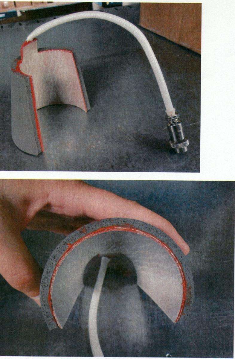 Ersatz-Heizelement
- in Form eines konisch zugeschnittenen Fiberglassilikonträgers mit eingebettetem Heizwiderstand
  und elektrischem Anschluss, aufgebracht und fest verbunden mit einer ca. 1 cm dicken
  Silikon-Matte (Abbildung siehe Anlage),
- nach Einlegen in einen dem Heizelement angepassten Edelstahlmantel sowie Anschluss und
  Einsetzen in eine Tassenpresse zum Erhitzen der in das Heizelement eingelegten Druckvorlage
  und des Druckgutes (kleine konische Tassen und konische Gläser) und gleichzeitig zur
  gleichmäßigen Druckverteilung auf das Druckgut.

"Teil, erkennbar ausschließlich bestimmt für mechanische Geräte mit eigener Funktion,
  in Kapitel 84 anderweit weder genannt noch inbegriffen, keine Ware der Codenummern
  8479 9015 00 0 bis 8479 9070 87 0 - sog. Ersatz-Heizelement"