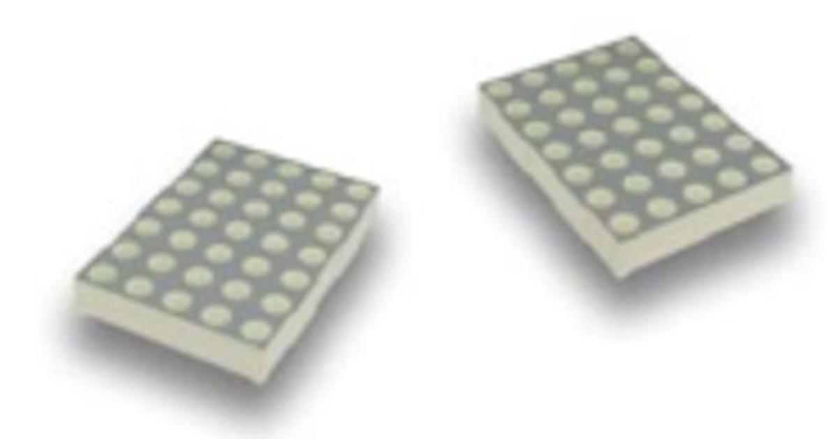 Dot-Matrix-Anzeige TBA20-11SURKCGKWA (Abbildung siehe Anlage)
- aus einer mit 35 Leuchtdioden in Chipform bestückten gedruckten Schaltung
  mit Anschlusskontakten, in einem Anzeigenblock aus Kunststoff (Abmessungen:
  53 x 37,65 x 8,45 mm) mit lichtleitenden runden Segmenten, angeordnet in
  Form von Zeilen (5 x 7 Dots),
- ohne Ansteuerelektronik,
- erkennbar ausschließlich zum Einbau in LED-Anzeigetafeln zur Darstellung von
  alphanumerischen Zeichen bestimmt.

"Teil, erkennbar aussschließlich für Sichtsignalgeräte der Position 8531 bestimmt"