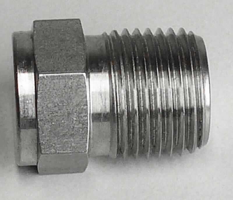 Rohrverschlussstück aus Stahl; Rohrstopfen

Bei der Ware handelt es sich um einen Verschlussstopfen mit NPT-Außengewinde in den Dimensionen von 1/16" bis 2" aus nicht rostendem Stahl (316) zum Verschließen von Innengewinden. Der Artikel ist erhältlich mit Außensechskant oder Innensechskant.

Die Ware ist nach ihrer Beschaffenheit als "anderes Rohrverschlussstück aus nicht rostendem Stahl, mit Gewinde", in die Codenummer 7307 2910 90 0 des Zolltarifs einzureihen.