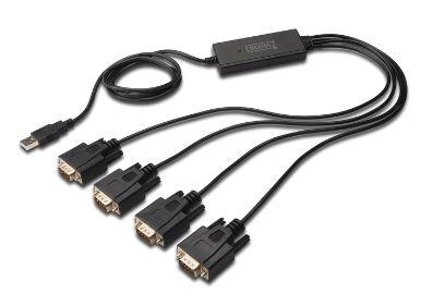 Serieller Adapter, sog. USB 2.0 zu 4x RS232 Kabel, im Wesentlichen bestehend aus einer mit aktiven und passiven Bauelementen bestückten, gedruckten Schaltung in einem Gehäuse mit einem USB-Anschluss sowie vier jeweils mit Kabel verbundenen SUB-D-Anschlüssen. 
Das Erzeugnis dient zur Signalumsetzung und -verteilung an bis zu 4 Peripheriegeräte mit RS 232-Schnittstelle.
Es ist von der hauptsächlich in automatischen Datenverarbeitungsmaschinen verwendeten Art, an die Zentraleinheit anschließbar und in der Lage, Daten in einer vom System verwendbaren Form zu empfangen und zu liefern.

Die Ware wird als "Einheit für automatische Datenverarbeitungsmaschine, andere als von den Unterpositionen (KN) 8471 5000 bis 8471 7098 erfasst" eingereiht.

Anlage: 1 Abbildung