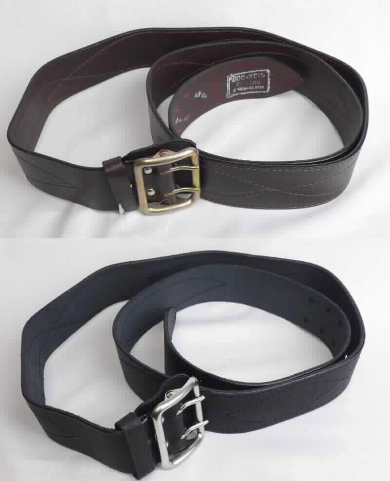 Bekleidungszubehör aus Leder, sog. Gürtel aus Leder mit Stahlschnalle, Abbildung siehe Anlage, 
- aus rekonstituiertem Leder (auf der Grundlage von Lederfasern) hergestellt, 
- mit einem beidseitig aufgebrachten, dünnen Farbaufstrich (lt. Antrag in zwei Farben: schwarz oder braun) und mit 
  Ziernähten versehen, 
- mit einem Gürtelverschluss (Schnalle) aus unedlem Metall, 
- in verschiedenen Längen, einer Breite von ca. 4,8 cm und mit einer Gesamtdicke von ca. 3,5 mm, 
- mit doppelt ausgestanzten Gürtellöchern, 
- keine Hinweise auf Handarbeit, 
- verpackt in einem Karton.

"Bekleidungszubehör (Gürtel) aus rekonstituiertem Leder, nicht handgearbeitet"