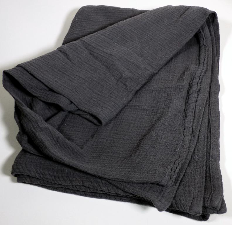 Decke, Foto siehe Anlage,
- in einem Polybeutel verpackt,
- in rechteckiger Form, laut Antrag in den Abmessungen (L x B) von 130 cm x 170 cm,
- einlagig, aus einem ca. 1,0 mm dicken, einfarbigen Doppelgewebe aus laut Antrag 100 % Baumwolle,
- an allen Rändern durch Umschlagen und Festnähen gesäumt (somit konfektioniert),
- ohne elektrische Heizvorrichtung,
- ohne Hinweise auf Handarbeit.

"Decke, aus Spinnstoffen, ohne elektrische Heizvorrichtung, aus Baumwolle, aus Geweben,
 nicht handgearbeitet"