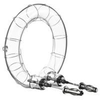 Blitzröhre (Gasentladungslampe) für Studioblitzgeräte (Abbildung siehe Anlage)
- aus einer beidseitig verschlossenen, mit Xenon-Edelgas gefüllten und
  zu einem offenen Ring geformten Glasröhre, mit an beiden Enden ein-
  geschmolzenen Stromzuführungen (Anode/Kathode) und einer Zünd-
  elektrode in Form einer außen angebrachten Drahtumwicklung mit
  abstehendem verdrillten Draht als Anschlussmöglichkeit,
- Leistungsaufnahme: 1000 W, Farbtemperatur: 5400 - 5800 K, mit
  einem Plug-In-Anschluss,
- zur Verwendung als Leuchtmittel (Blitzröhre) für fotografische
  Zwecke in einem bestimmten Blitzkopf.

"Elektrische Entladungslampe, keine Glühkathoden-Leuchtstoff-, Quecksilber- oder Natriumdampf- und Halogen-Metalldampflampe, keine Kaltkathoden-Fluoreszenzlampe für die Hintergrundbeleuchtung von Flachbildschirmen, nicht für Luftfahrzeuge bestimmt"