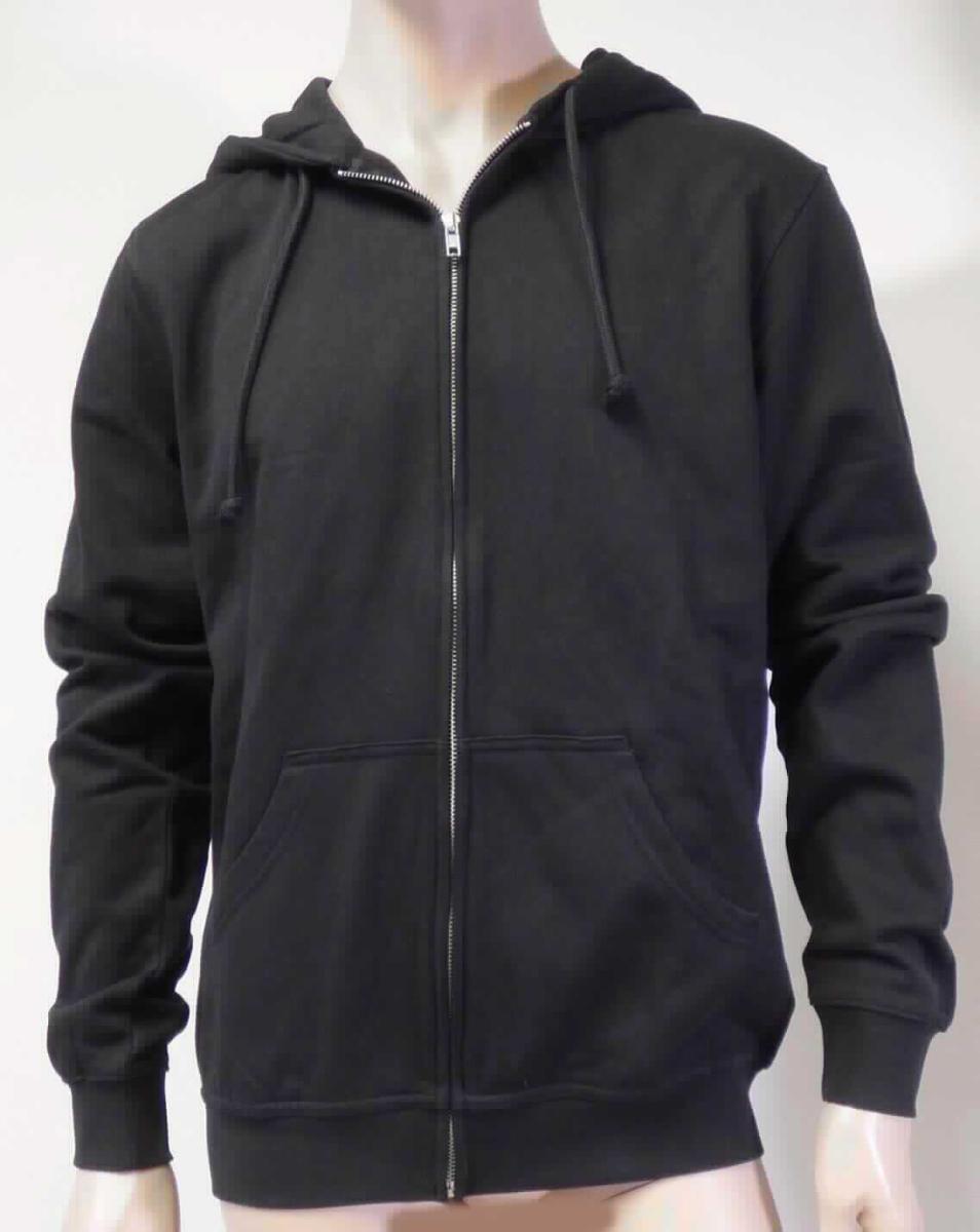 Blouson, Größe L, Foto siehe Anlage,
- in einem Polybeutel verpackt,
- aus ca. 1,1 mm dicken, einfarbigen, einseitig (Innenseite) gerauten Gewirken aus laut Antrag 80 % Baumwolle
  und 20 % Polyester (synthetische Chemiefaser),
- über den Schritt reichend (Rückenlänge: ca. 75 cm),
- mit einer Kapuze,
- vorn mit einer durchgehenden Öffnung mit Reißverschluss,
- ohne Hinweise auf den Trägerkreis (unisex),
- mit langen Ärmeln, die über den unteren Rand des Kleidungsstücks hinausreichen; an den Ärmelenden mit 
  angesetzten, verengenden Bündchen,
- mit zwei aufgesetzten Taschen (sog. Kängurutaschen) unterhalb der Taille,
- am unteren Rand mit einem angesetzten, verengenden Bund,
- erfüllt die Merkmale zur Einreihung als Blouson, somit keine Jacke.

"Blouson, aus Gewirken, für Frauen, aus Baumwolle"