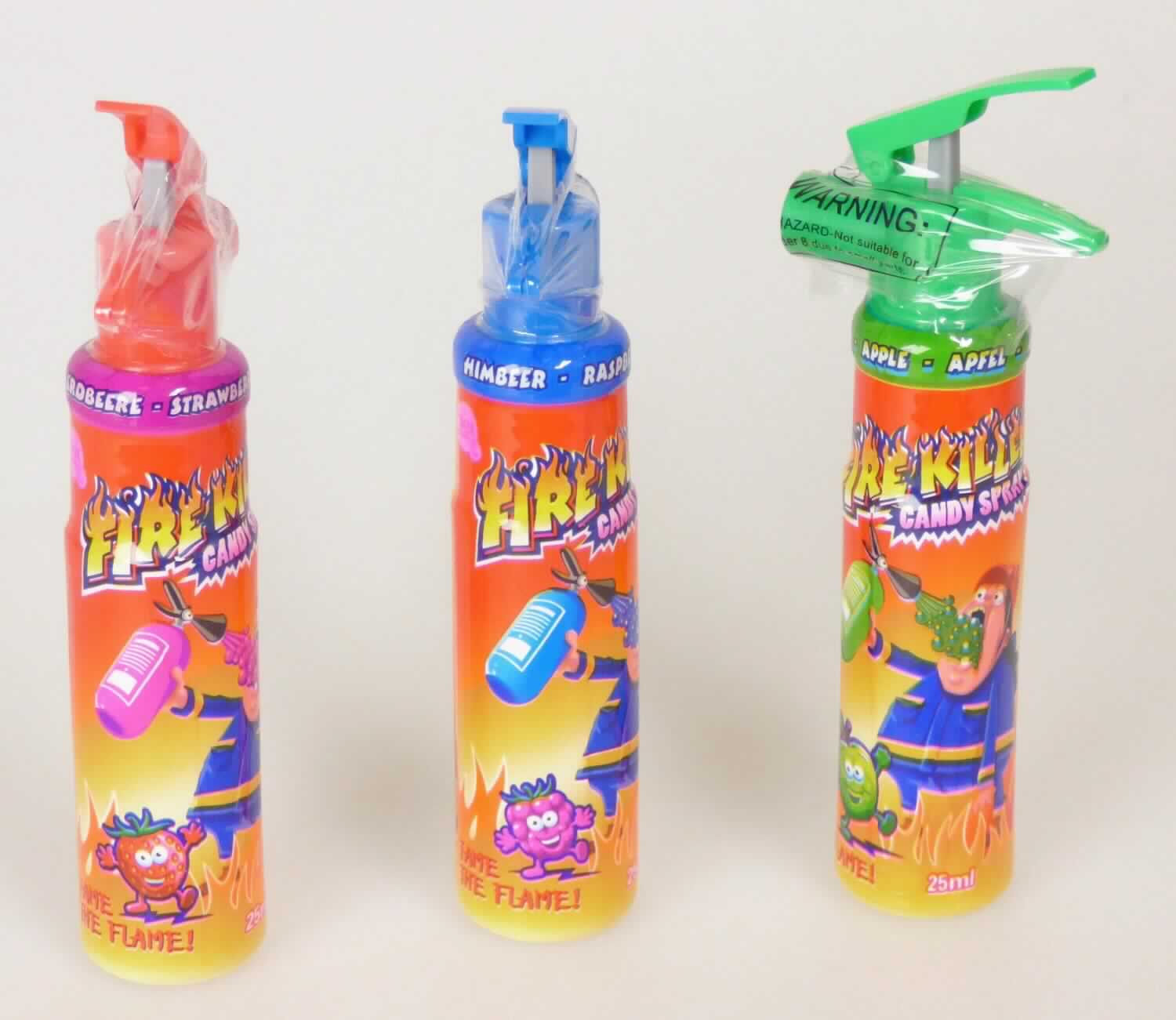Saures Candy-Spray, Geschmacksrichtung Erdbeer, Himbeer und Apfel 

Neuerteilung von vZTA DEBTI-17114/17-1. Gemäß Antragsangaben ist die Zusammensetzung der Ware unverändert.

Beschaffenheit des vorgelegten Warenmusters:
Weiße, in bunte Folie eingeschweißte, einem Feuerlöscher nachempfundene Kunststoffflasche mit rotem, blauem bzw. grünem Sprühaufsatz; auf der Folie aufgedruckt u. a. die Warenbezeichnung (Candy Spray), die Geschmacksrichtung (Erdbeer, Himbeer oder Apfel) und die Inhaltsmenge (25 ml).
Inhalt: Farblose, klare Flüssigkeit; Geruch nach Erdbeer-, Himbeer- bzw. Apfelaroma; Geschmack sauer, süß, aromatisiert; wegen des hohen Säuregehalts nicht unmittelbar trinkbar.

Saccharose (einschließlich Invertzucker als Saccharose berechnet) oder Isoglucose (als Saccharose berechnet)*: weniger als 65 GHT
Titrierbare Gesamtsäure, berechnet als Citronensäure*: 5 GHT oder mehr
Gehalt an Saccharose, einschließlich des Gehalts an anderen als Saccharose berechneten Zuckern (gem. ZAnm 4 zu Kap 21): 41,2° Brix
*gemäß Antragsangaben

Lebensmittelzubereitung, anderweit weder genannt noch inbegriffen, Zuckersirup aromatisiert oder gefärbt, kein Isoglucose-, Lactose-, Glucose- und Maltodextrinsirup, mit einem Gehalt an Saccharose (einschließlich Invertzucker als Saccharose berechnet) oder Isoglucose (als Saccharose berechnet) von weniger als 70 GHT, mit einem Gehalt an zugesetztem Rohr- oder Rübenzucker der Unterpositionen 1701 91 bis 1701 99 von weniger als 65 % des Nettogewichts.