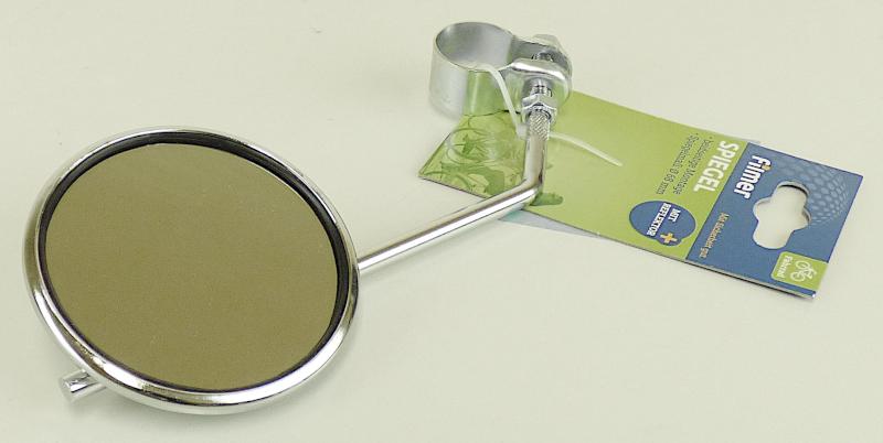 Spiegel aus Glas, Foto siehe Anlage,
- aus verschiedenen Bestandteilen zusammengesetzte Ware, bestehend aus einem Rückspiegel und
  einem Gelenkarm,
- Rückspiegel aus Glas:
- - Spiegelglas mit einem Durchmesser von ca. 7 cm; ohne Hinweise auf optische Bearbeitung
    des Glases,
- - in einem Gehäuse (Fassung) aus unedlem Metall,
- - an der Gehäuserückseite mit einem lichtreflektierenden Einsatz (Durchmesser: ca. 2 cm),
- Gelenkarm:
- - aus unedlem Metall,
- - am Ende mit einer Klemmvorrichtung zur Befestigung des Spiegels am Lenker eines Fahrrads,
- der Spiegel aus Glas bestimmt insbesondere aufgrund seiner Bedeutung in Bezug auf die Verwendung
  den wesentlichen Charakter der zusammengesetzten Ware,
- keine Einreihung als Zubehör für Fahrräder in die Position 8714, da es sich beim Wortlaut der
  Position 7009 (Rückspiegel) um die genauere Warenbezeichnung handelt.

"Spiegel aus Glas, gerahmt, Rückspiegel für Fahrzeuge, anderer als in den TARIC-Codes
 7009 1000 30 bis 7009 1000 50 genannte"