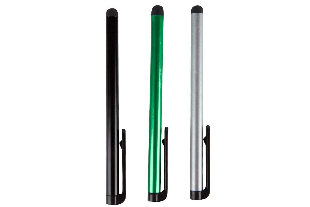 Bei der Ware handelt es sich um einen Eingabestift für berührungsempfindliche Bildschirme (Art. 713775) mit einer Länge von ca. 103 mm. Die Ware besteht im Wesentlichen aus einem zylinderförmigen Schaft aus unedlem Metall in unterschiedlichen Farben, der am einen Ende mit einer abgerundeten Kappe aus Kunststoff für die Eingabe und am anderen Ende mit einer Haltevorrichtung mit Clip ausgestattet ist.
Der Eingabestift wird für die Bedienung berührungsempfindlicher Bildschirme von Smartphones (nicht Gegenstand der vZTA-Entscheidung) verwendet.

Die in einer Blisterpackung verpackte Ware ist als "anderer Stift, kein Kugelschreiber und kein Stift mit poröser Spitze" einzureihen.

Anlage:
1 Abbildung