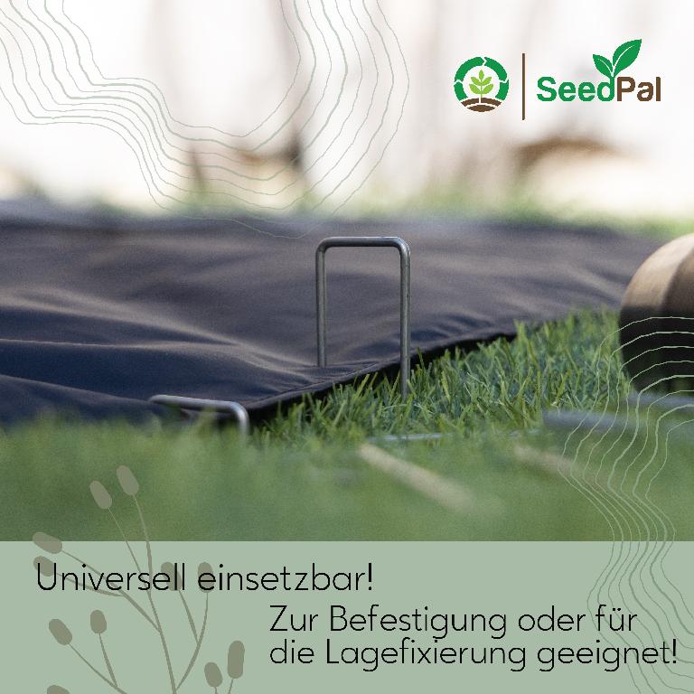 Es handelt sich um annähernd U-förmig gebogene und an beiden Enden zugespitzte Stahldrahtabschnitte mit einer Querschnittsabmessung von weniger als 16 mm.
Die verzinkten Waren werden in den Boden eingebracht und dienen zur Befestigung von z. B. Zelten oder Gartenvlies.
Länge: 150 mm.
- Antragstellerangaben -

Abbildung siehe Anlage.

Derartige Erzeugnisse gehören als "andere Krampen oder Klammern aus Stahldraht" zum TARIC-Code 7317 00 60 00.