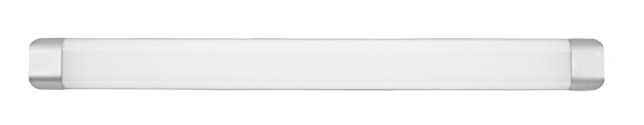Bei der sog. LED Deckenleuchte FLUX 48, Art. 2200014810 handelt es sich um eine ca. 1200 x 110 x 35 mm (L x B x H) große elektrische Deckenleuchte zur Innenausstattung, im Wesentlichen bestehend aus einem rechteckigen Metallgehäuse mit integriertem LED-Leuchtmittel, einer weißen, transparenten Kunststoffabdeckung und elektrischer Ausstattung (u. a. ein Vorschaltgerät).

Techn. Daten (auszugsweise):
- Leistung: 48 W
- Lichtleistung: 4.800 lm
- Lichtfarbe: 4.000 K
- Schutzart: IP 20

Ein charakterbestimmender Stoff der aus Metall und Kunststoff bestehenden Leuchte ist nicht ermittelbar (Kunststoffabdeckung im Hinblick auf das äußere Erscheinungsbild / Metallgehäuse im Hinblick auf die Bedeutung in Bezug auf die Verwendung als stabilitätsverleihendes Element). Daher erfolgt die Einreihung in die zuletzt genannte Unterposition der gleichermaßen in Betracht kommenden Unterpositionen.

Hinweise auf Handfertigung liegen nicht vor.

Der elektrische Beleuchtungskörper ist als "elektrische Leuchte, anderweit weder genannt noch inbegriffen, Wand- und Deckenleuchte, ausgenommen solche von der für öffentliche Plätze oder Verkehrswege verwendeten Art, nicht ausschließlich zur Verwendung mit Leuchtdioden-Lichtquellen bestimmt, aus unedlem Metall, nicht handgearbeitet, nicht für zivile Luftfahrzeuge" einzureihen.