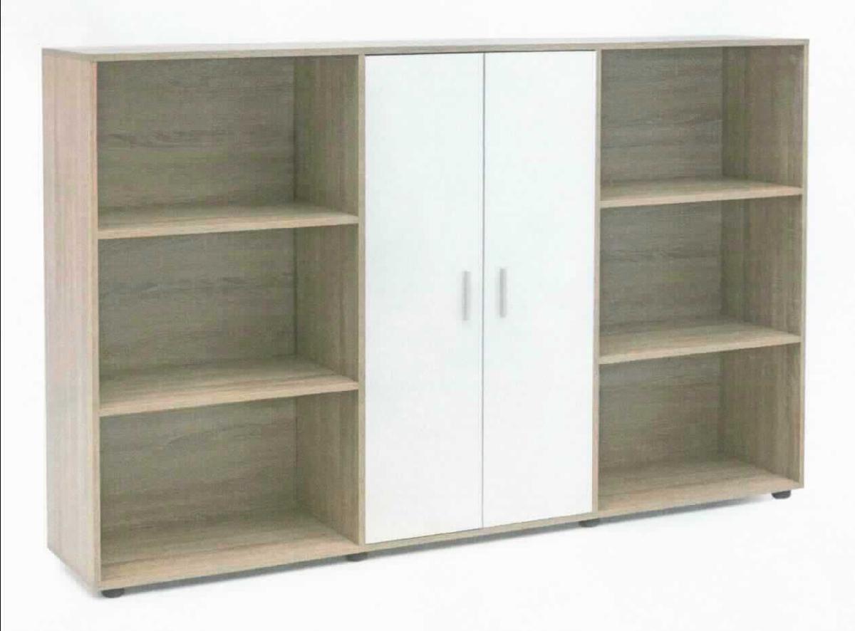 Bei der als "Wohnling Design Sideboard", Art-Nr. WL5.911", bezeichneten Ware handelt es sich um ein Holzmöbel mit einem Korpus aus Spanplatte (beschichtet mit Melaminharz), in sonoma/weiß und den Maßen 184 x 111,5 x 35 cm (B x H x T). 

Das Erzeugnis besteht im Wesentlichen aus einer rechteckigen, oberen Ablage, zwei mittig, darunterliegenden Türfächern (Innenmaße: 58 x 36,5 x 34,5 cm - B x H x T) und sechs offenen Regalfächern, jeweils drei links und rechts. Die Türen sind mit einem Griff aus Aluminium ausgestattet.
Das auf den Boden zu stellende Board dient der Aufnahme von diversen Gegenständen und ist für die dauerhafte Einrichtung in Wohnzimmern vorgesehen.

Die noch nicht zusammengesetzte Ware ist in einem Karton verpackt und als "anderes als von den Positionen 9401 und 9402 erfasstes Möbel, aus Holz, von der in Ess- und Wohnzimmern verwendeten Art" einzureihen.